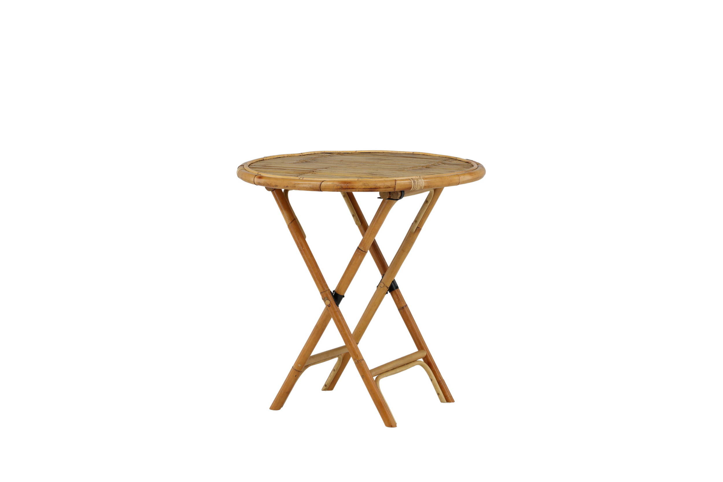 Nohr Ronde Bistrotafel 'Zev' Bamboe, 80cm