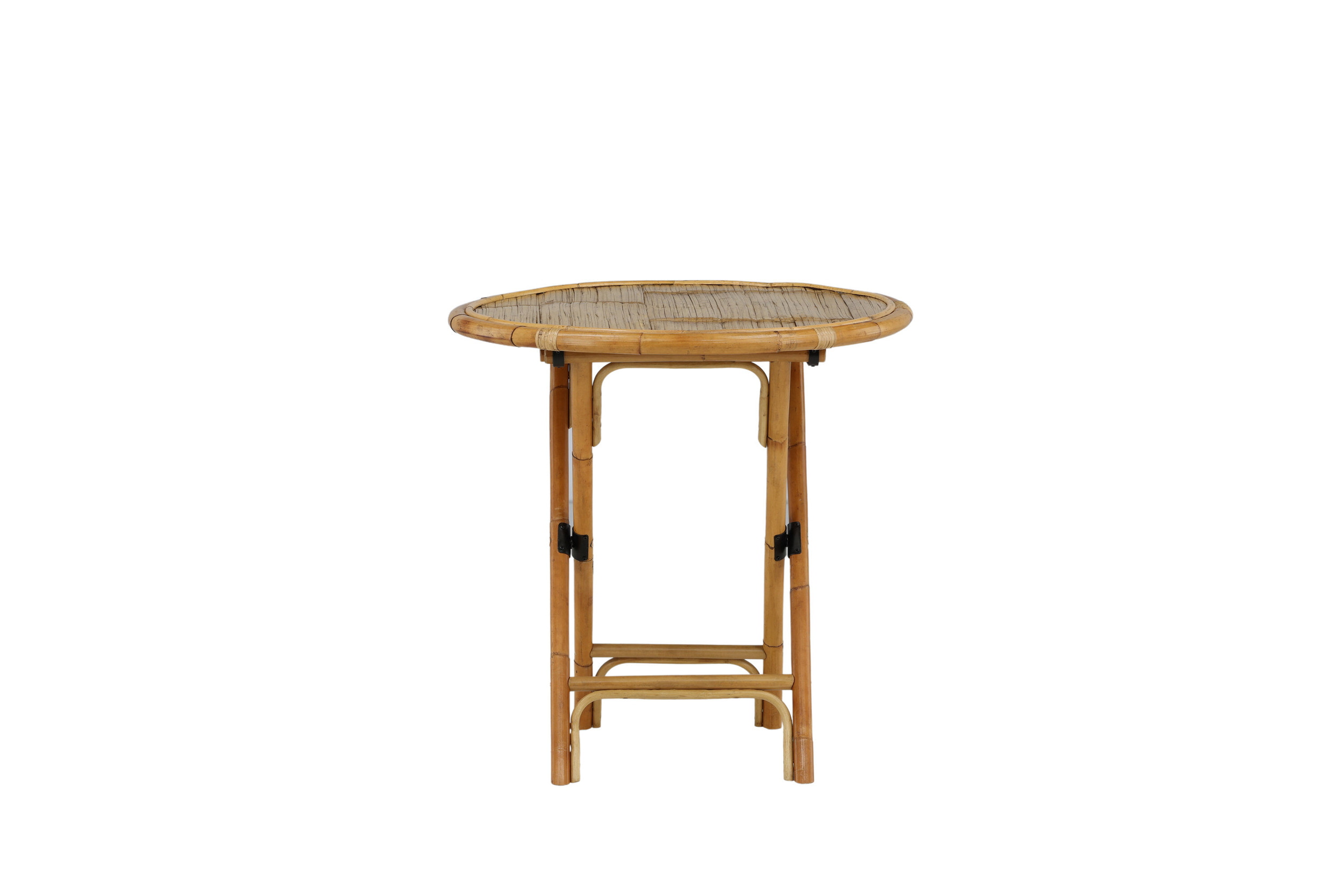 Nohr Ronde Bistrotafel 'Zev' Bamboe, 80cm