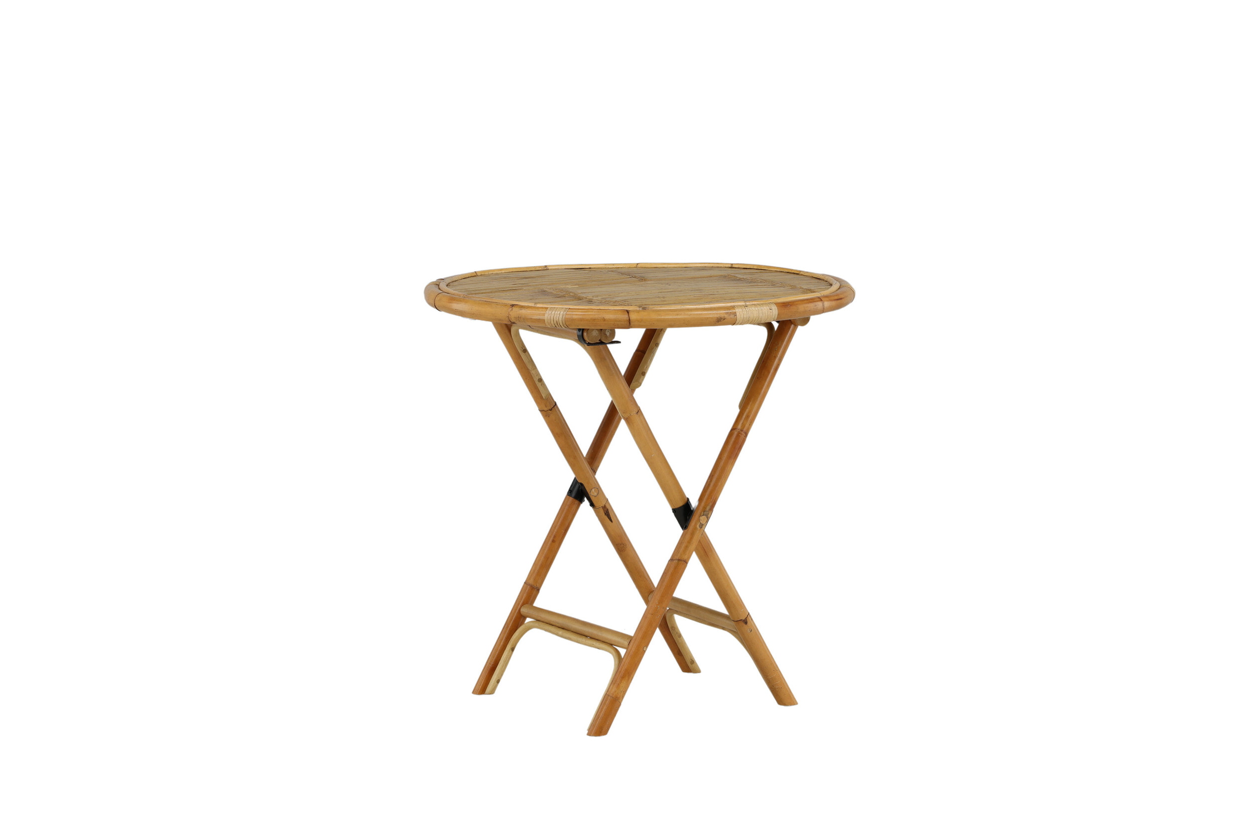 Nohr Ronde Bistrotafel 'Zev' Bamboe, 80cm