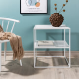 Nohr Bijzettafel 'Verity' 55 x 55cm, kleur Wit