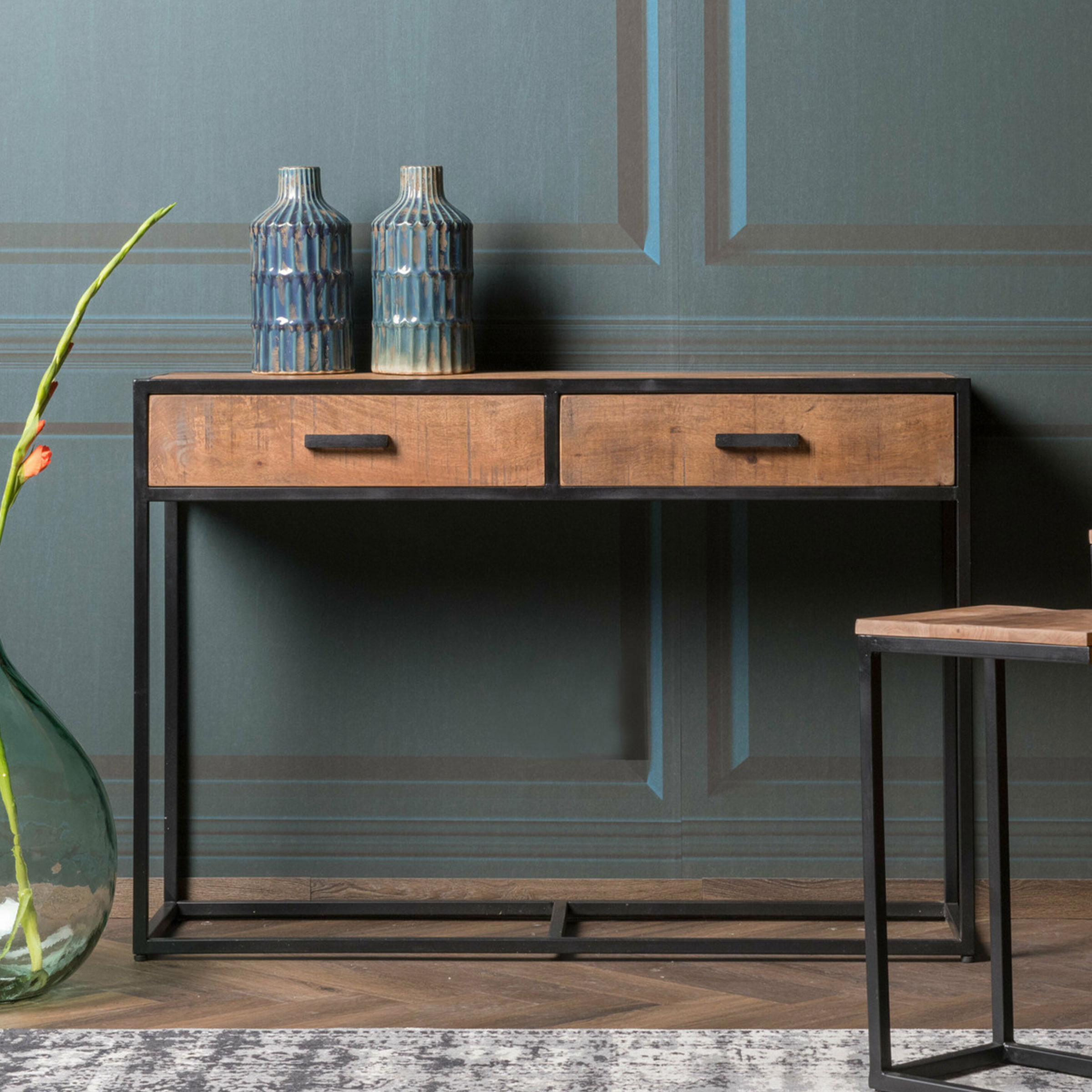 Livingfurn Sidetable Sturdy Mangohout, 120cm
