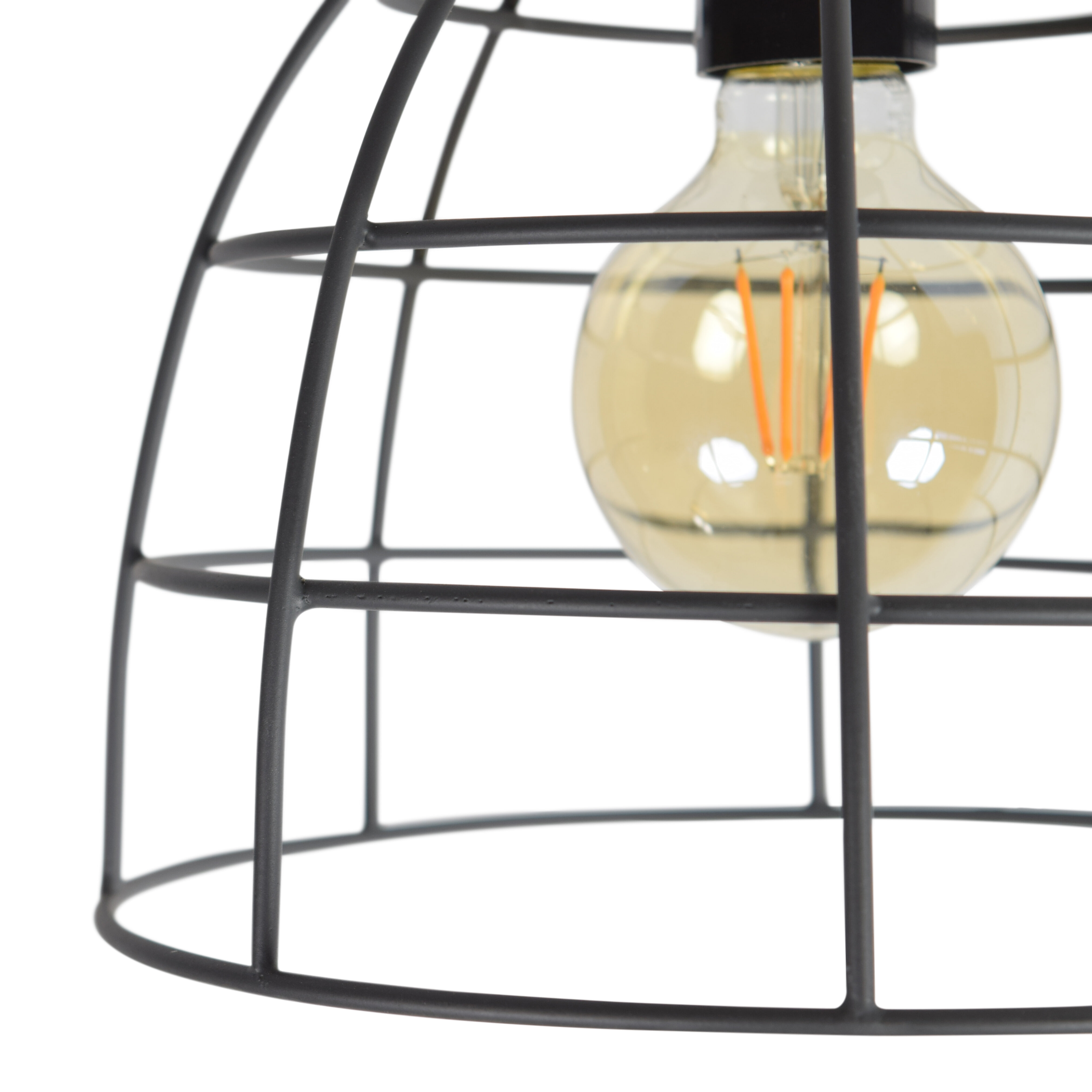 Urban Interiors plafondlamp 'Francis Large' Ø24, kleur Zwart
