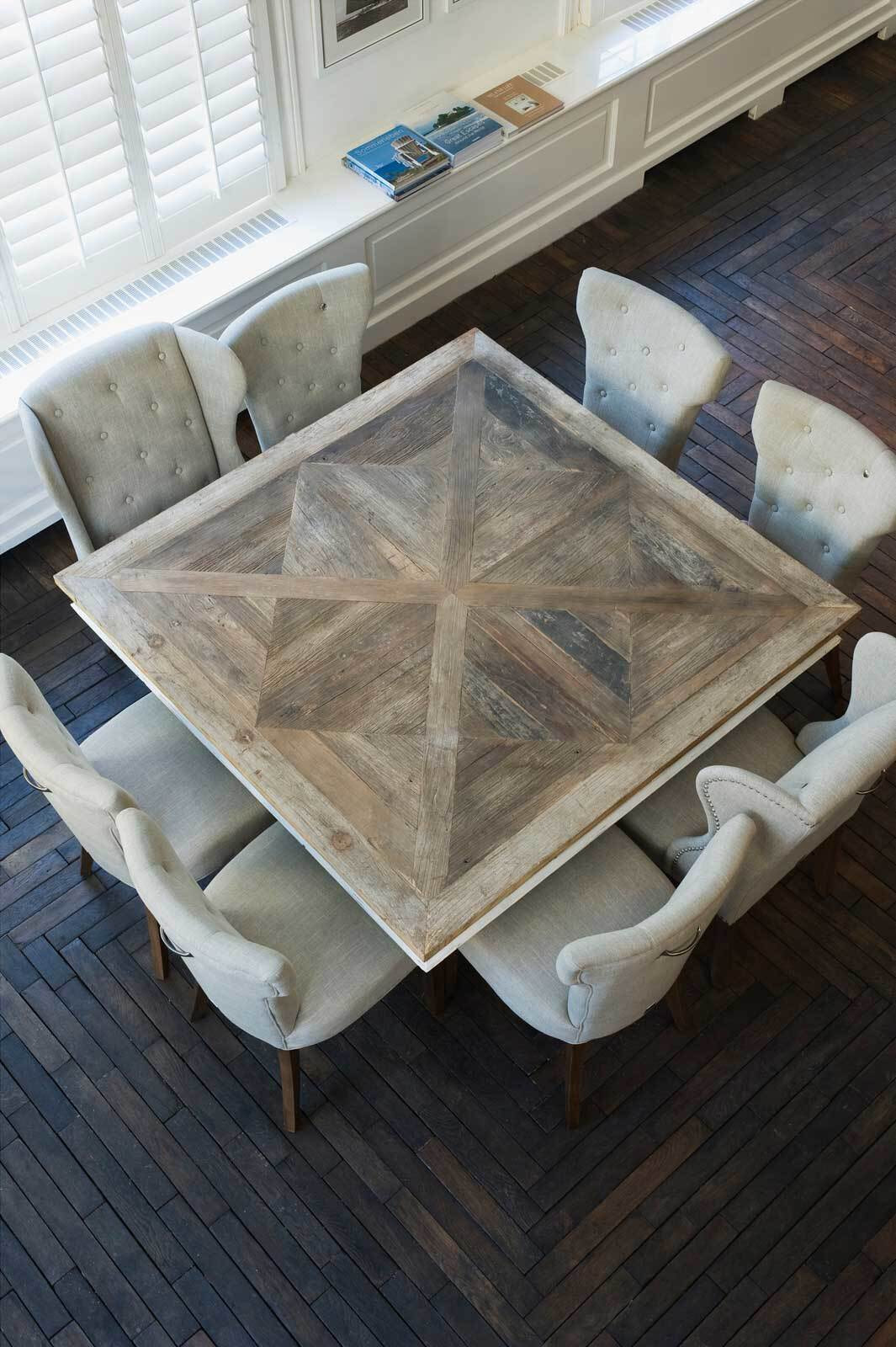 Rivièra Maison Eettafel Chateau Belvedère 150 x 150cm RM Rivièra Maison Eettafel Chateau Belvedère 130 x 130cm RM