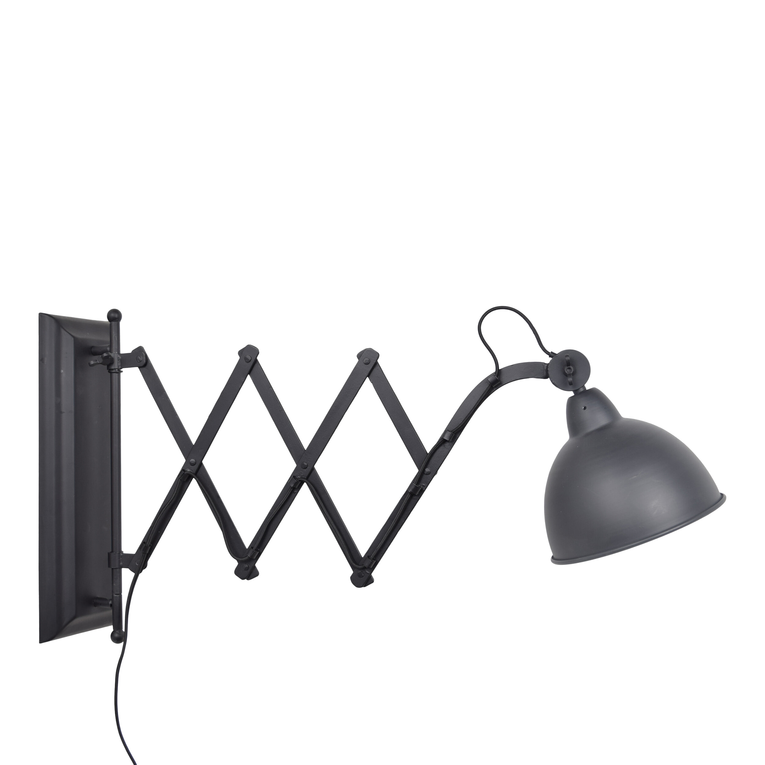 Urban Interiors Wandlamp 'Harmonica XL' Ø20cm, kleur Zwart