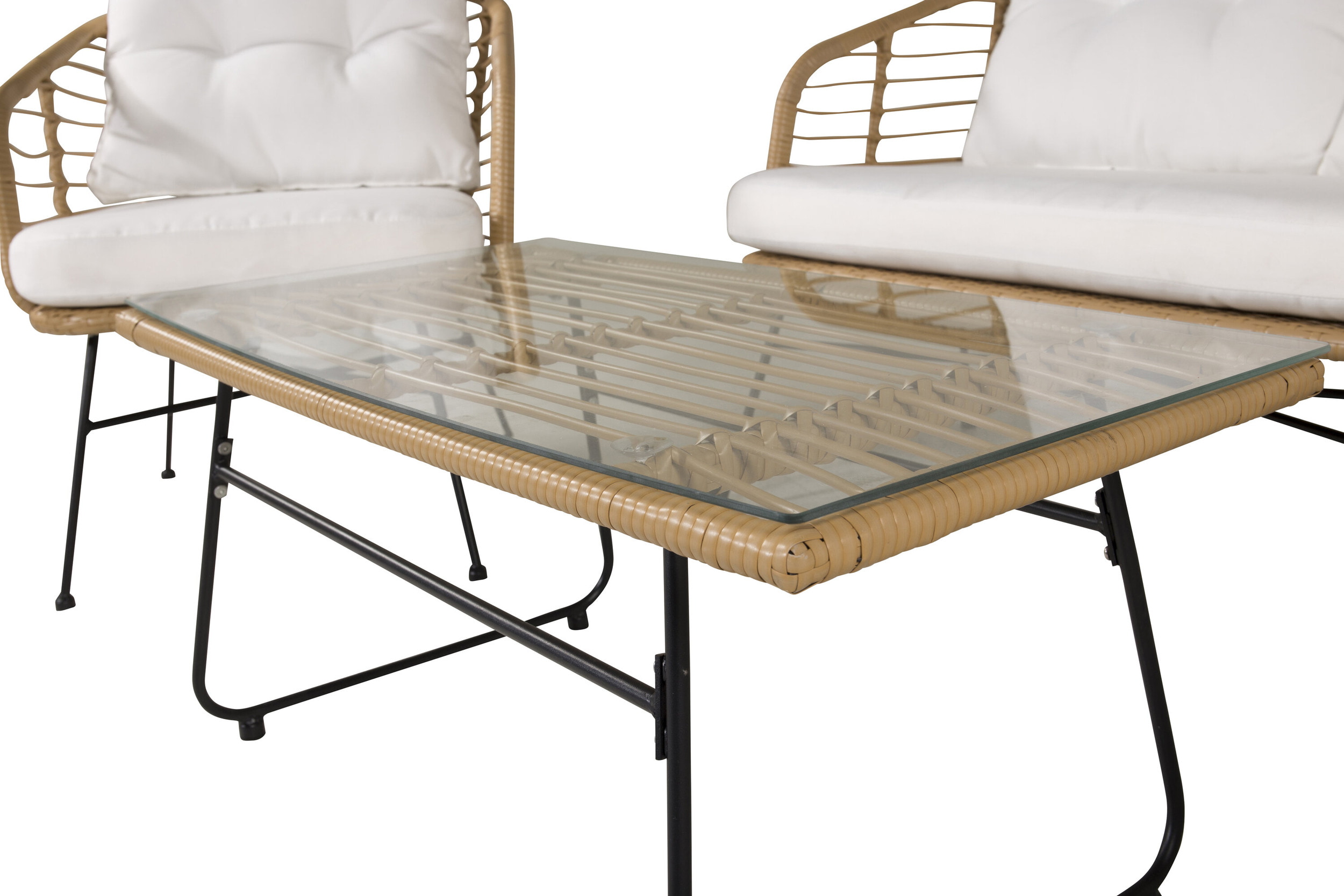 Nohr Loungeset 'Samantah' Met bank, 2 stoelen en tafel