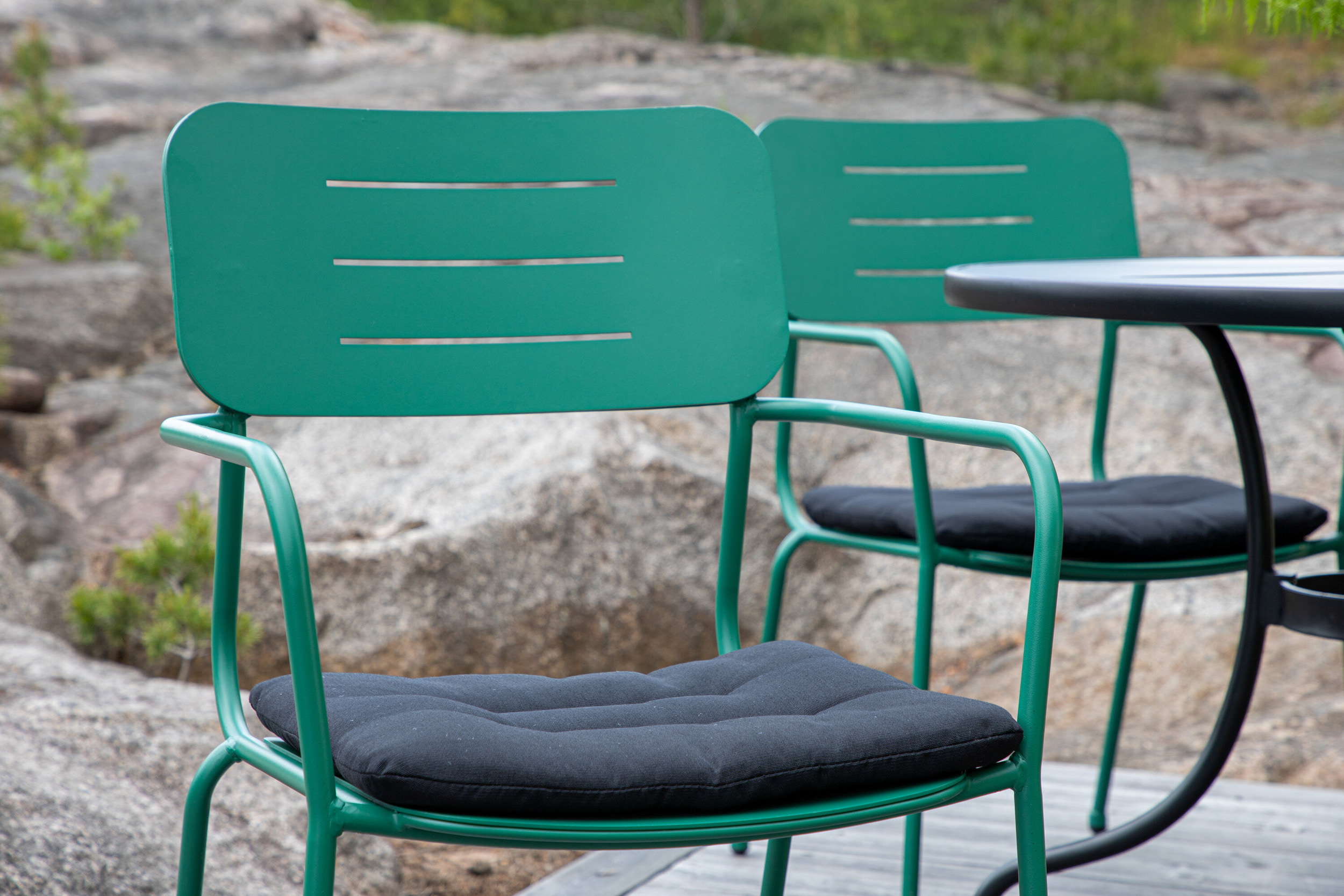 Nohr Tuinstoel 'Diona' Met armleuning, kleur Groen