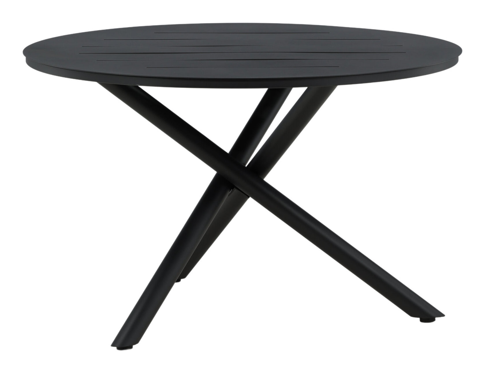 Nohr Ronde Tuintafel 'Markeshia' 120cm, kleur Zwart