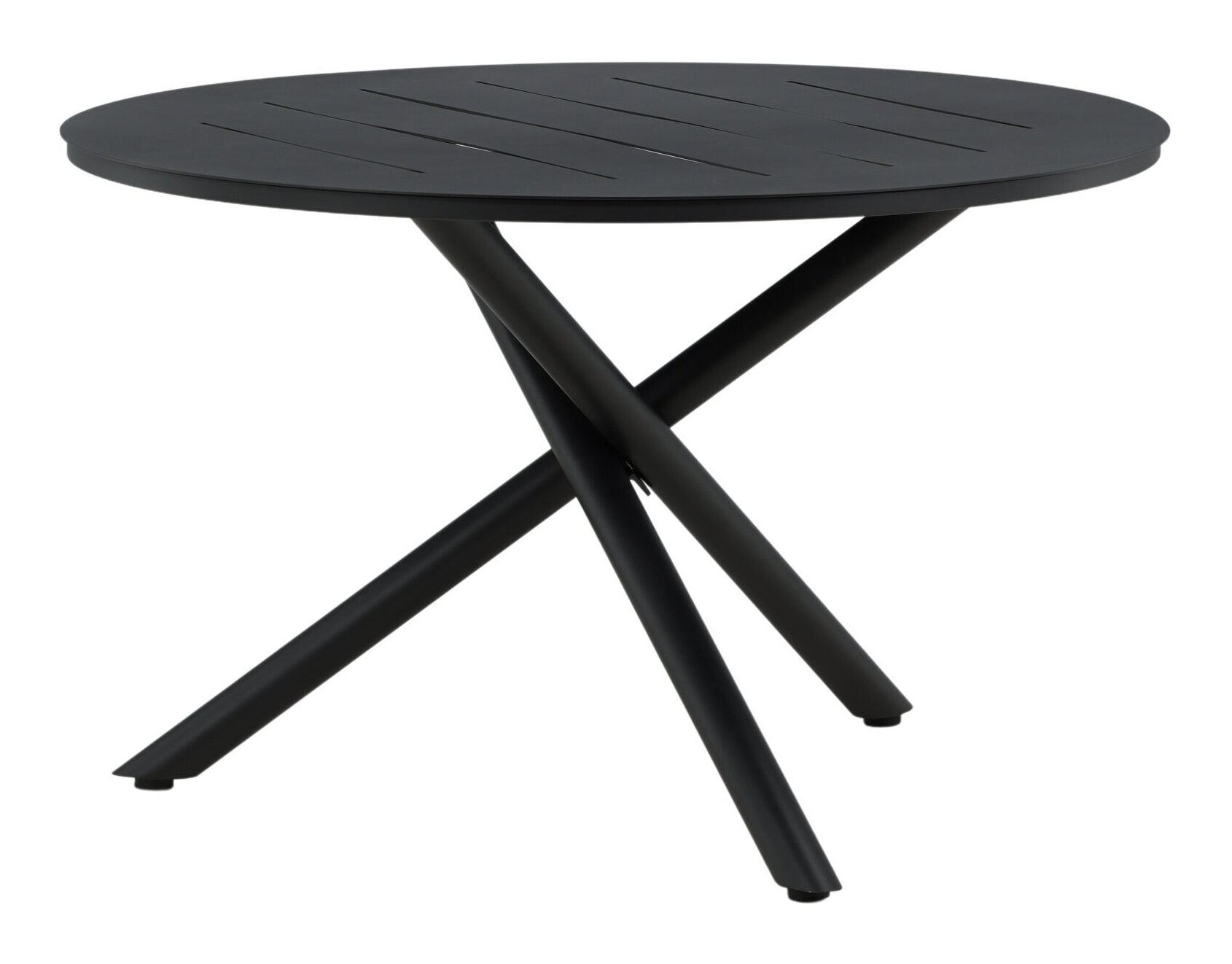 Nohr Ronde Tuintafel 'Markeshia' 120cm, kleur Zwart