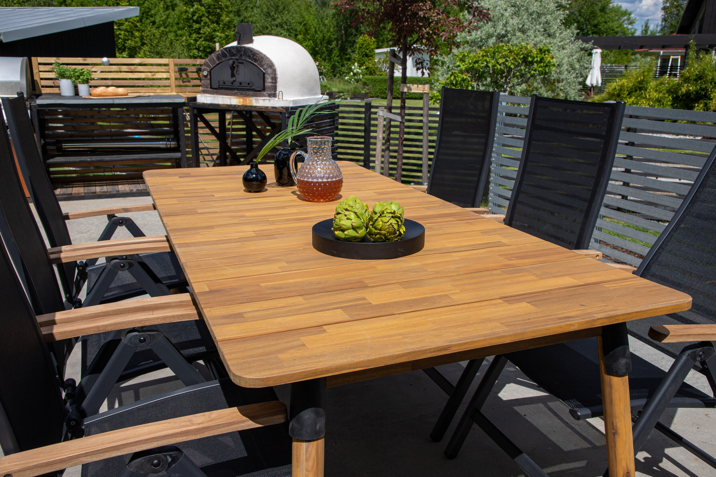 Nohr Tuintafel 'Malek' Acaciahout, 210 x 100cm