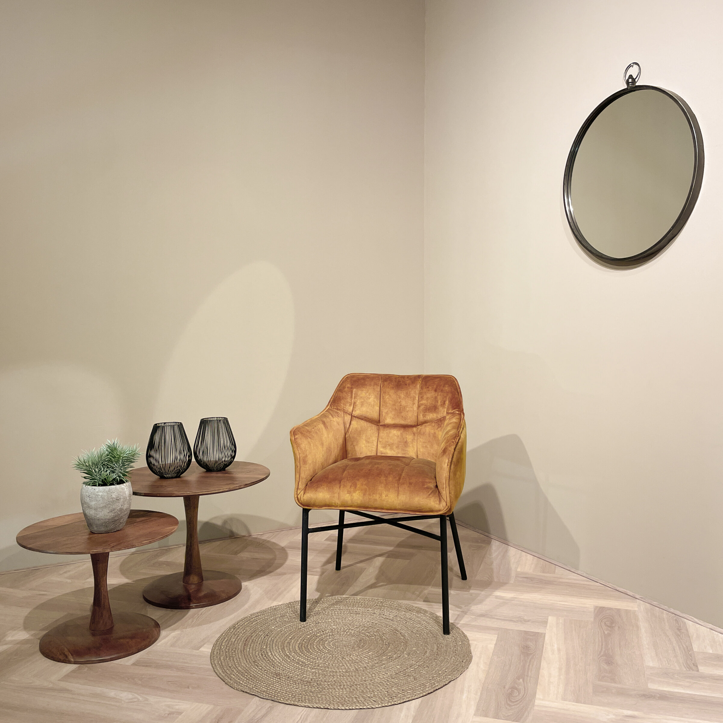 Brix Salontafel 'Vivian' 60cm, kleur Bruin