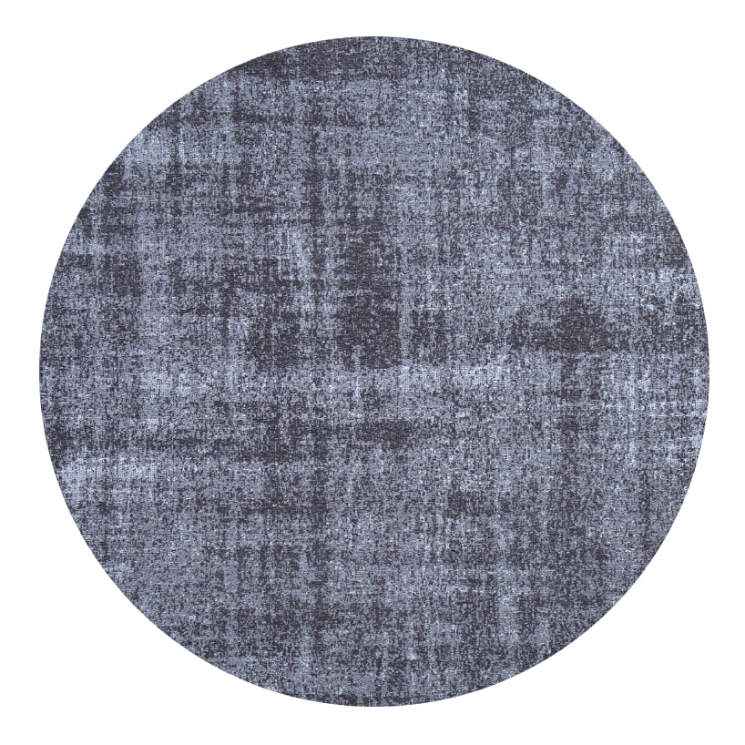 Brix Rond Vloerkleed 'Simon' 140cm, kleur Antraciet Brix Rond Vloerkleed 'Simon' 140cm, kleur Antraciet