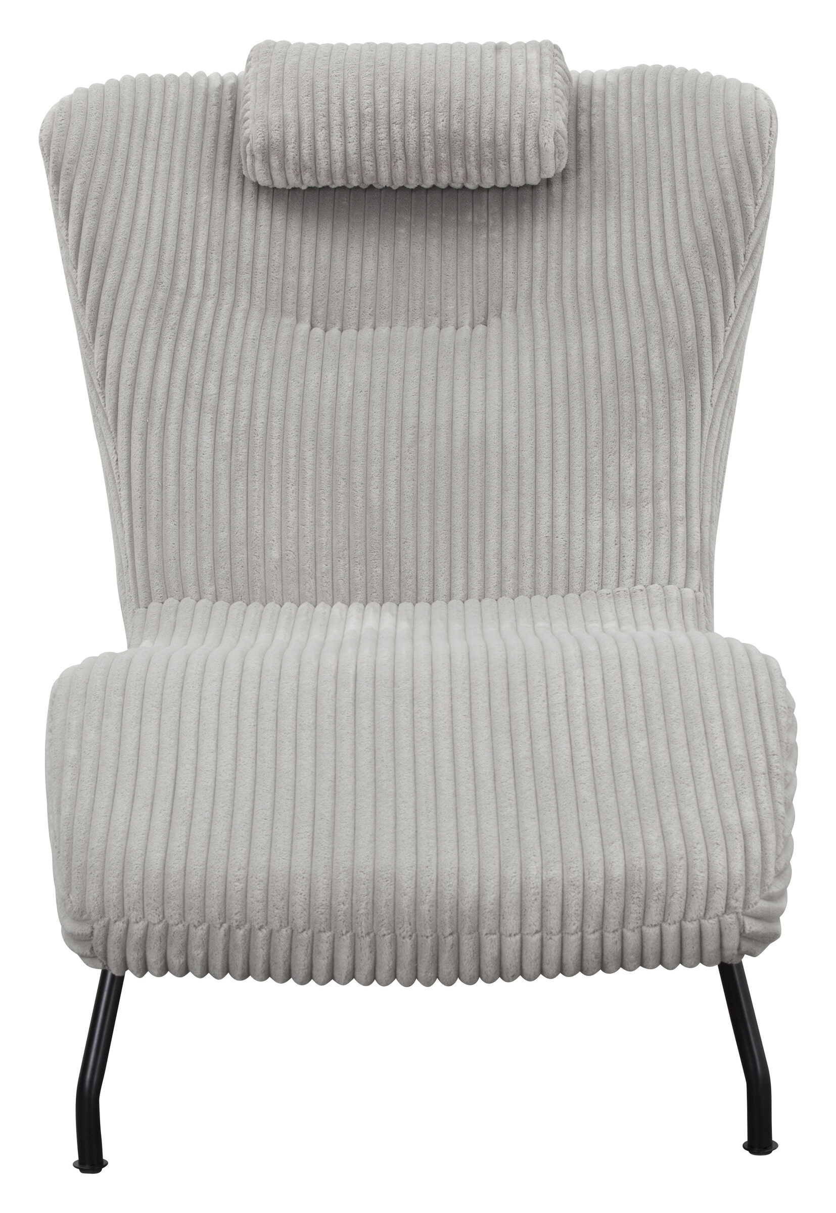 Artistiq Relaxfauteuil 'Cathy' Rib, kleur Lichtgrijs