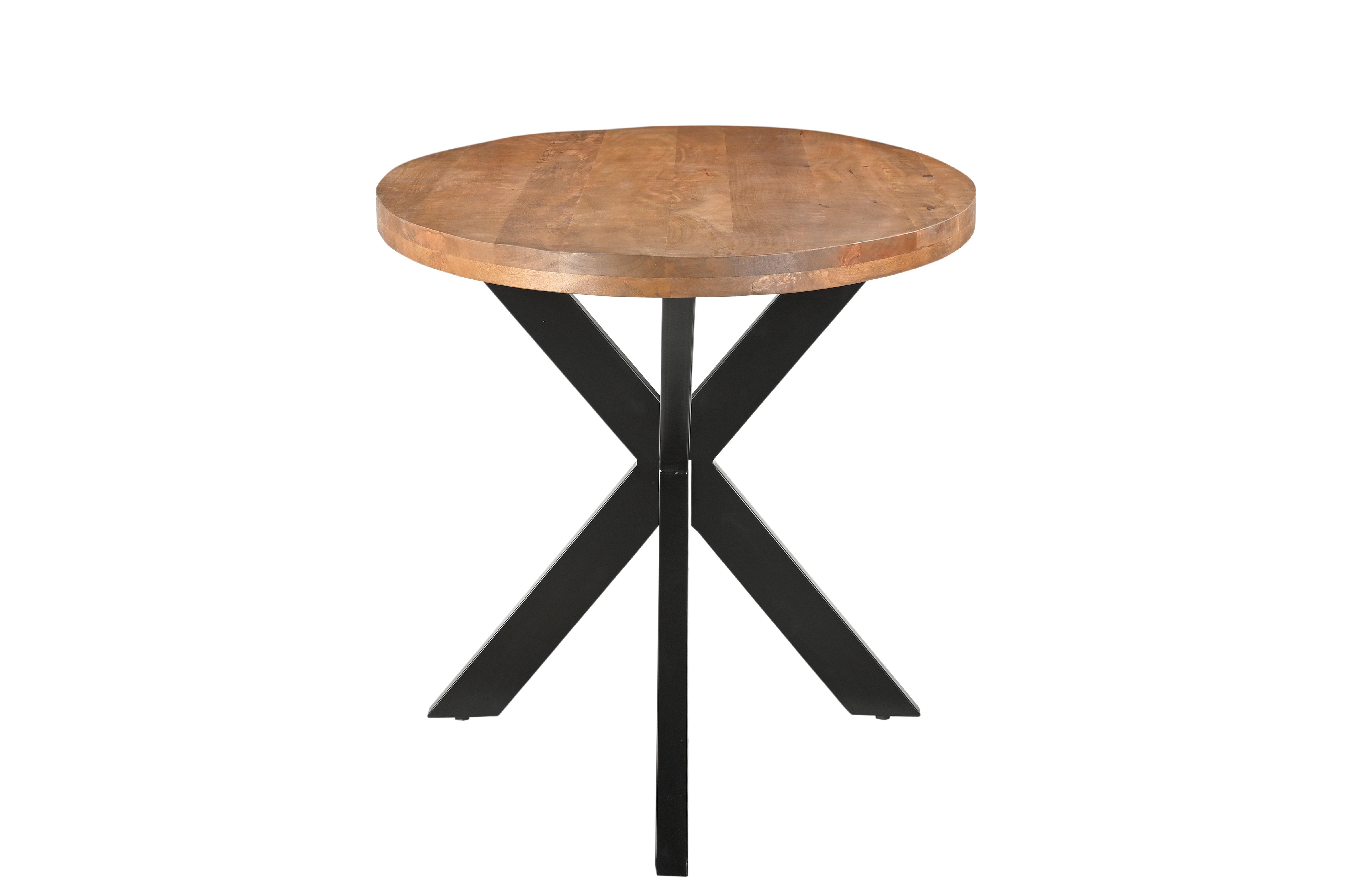 Livingfurn Ovale Eettafel 'Rocky' Mangohout, 160 x 90cm