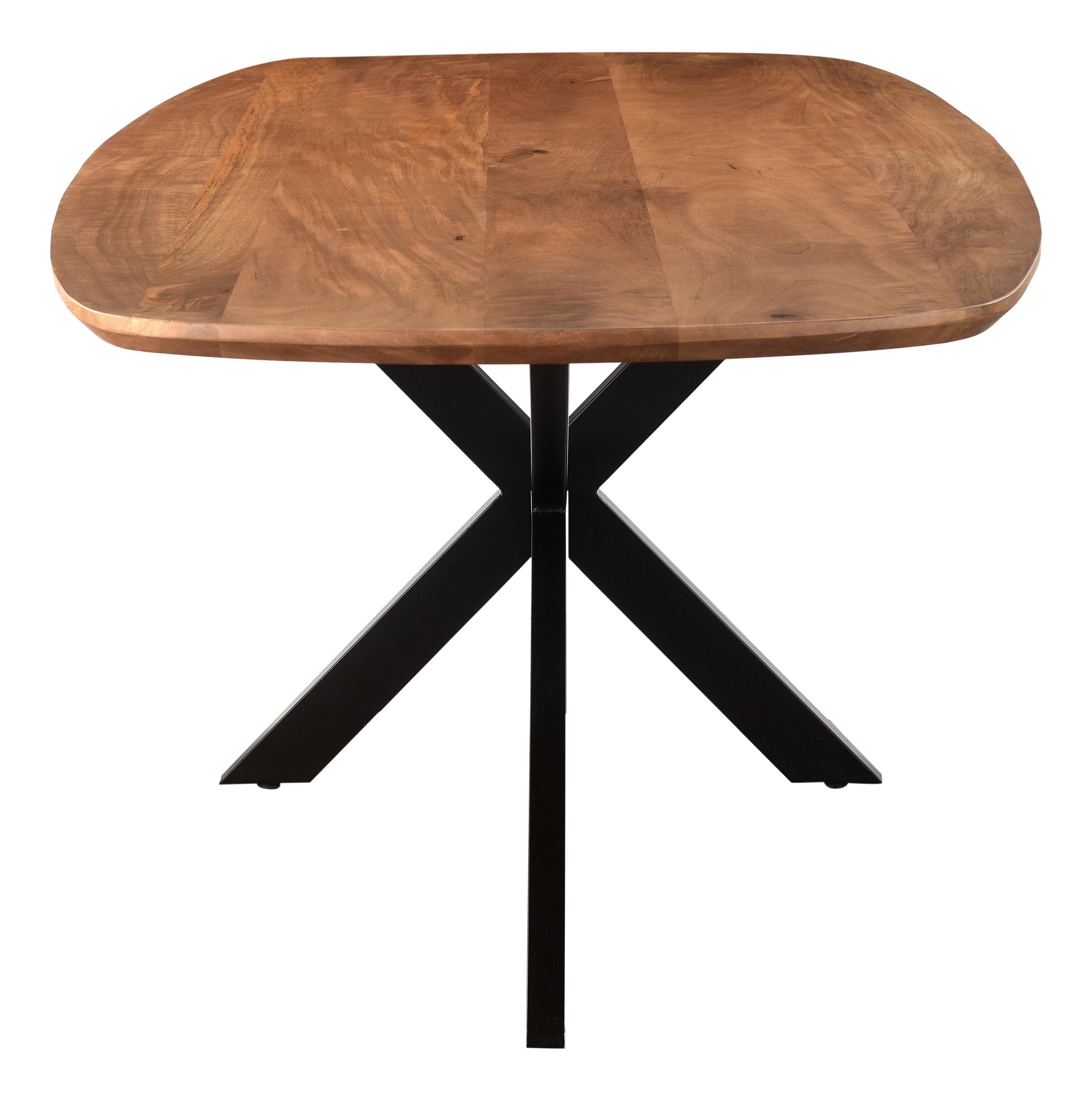 LivingFurn Deens Ovale Eettafel 'Jesper' Mangohout, 230 x 105cm