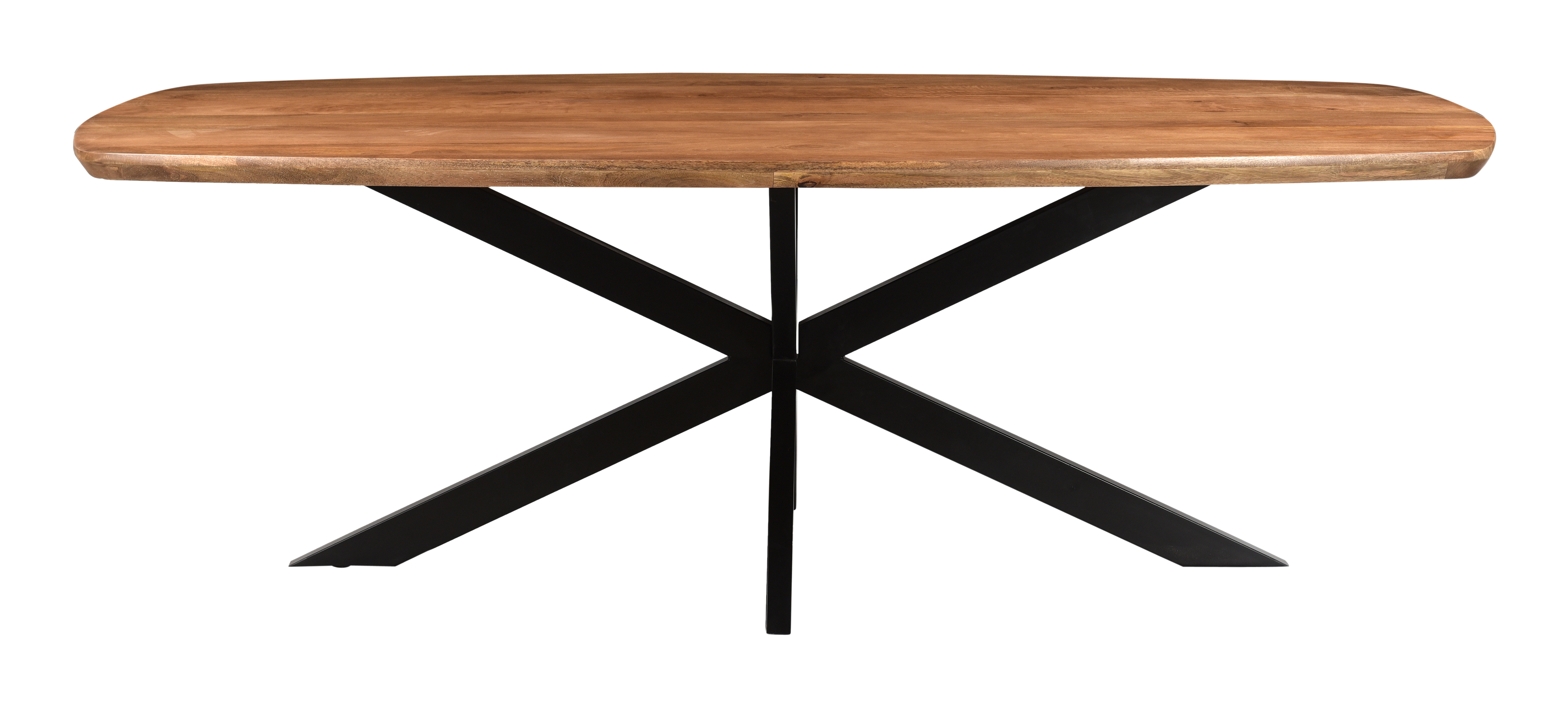LivingFurn Deens Ovale Eettafel 'Jesper' Mangohout, 230 x 105cm