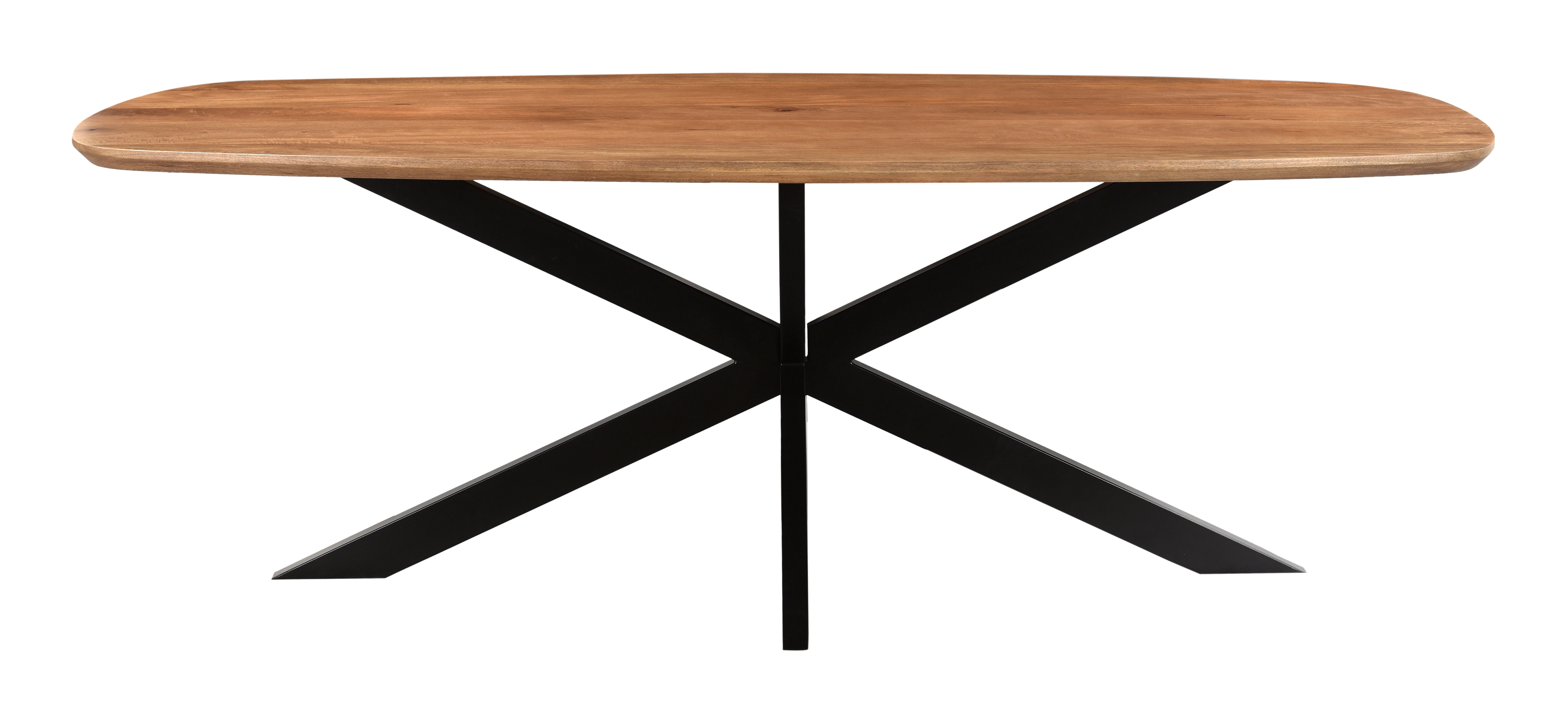 LivingFurn Deens Ovale Eettafel 'Jesper' Mangohout, 210 x 105cm