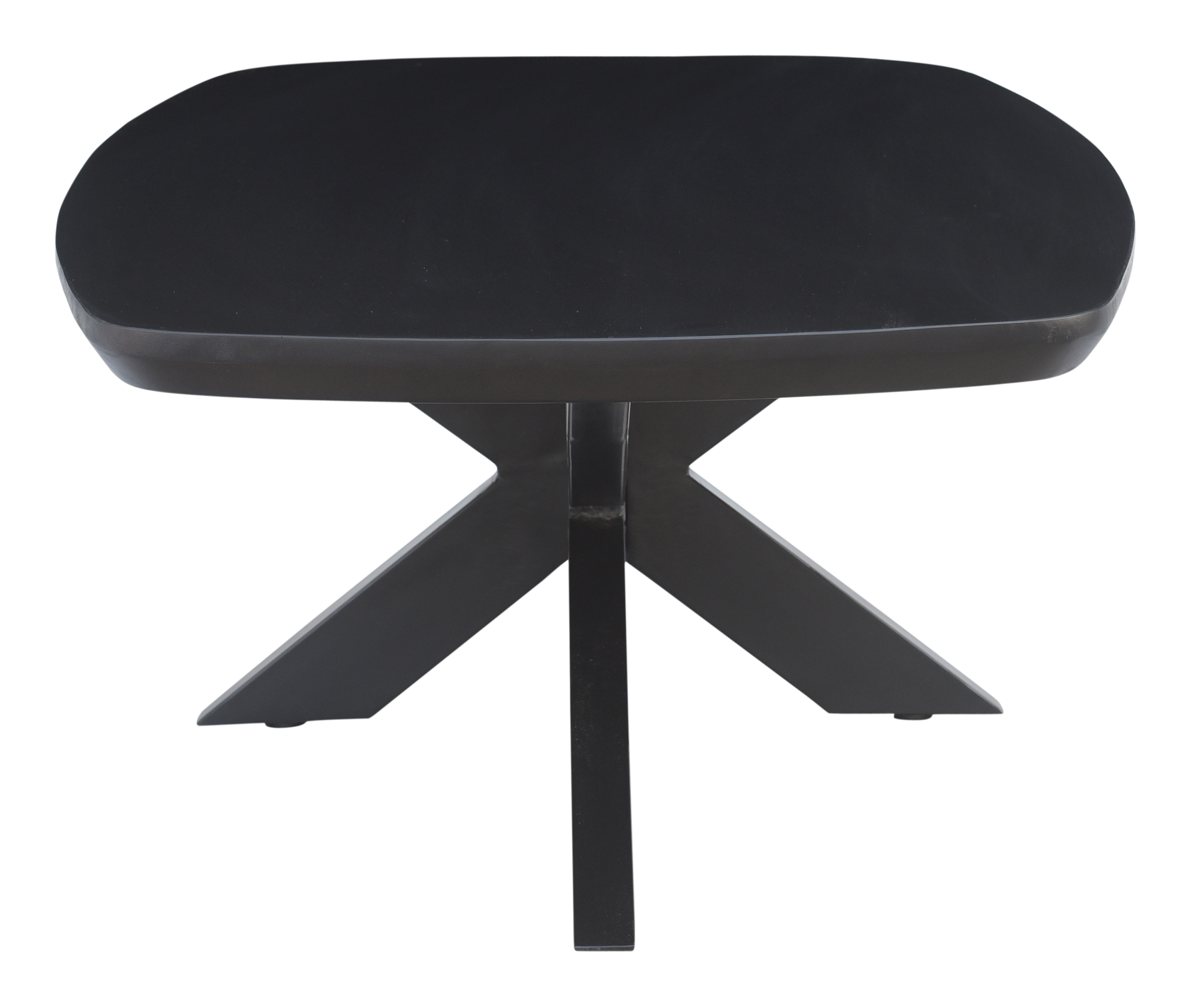 Livingfurn Salontafel 'Jesper' Mangohout, 120 x 75cm, kleur Zwart