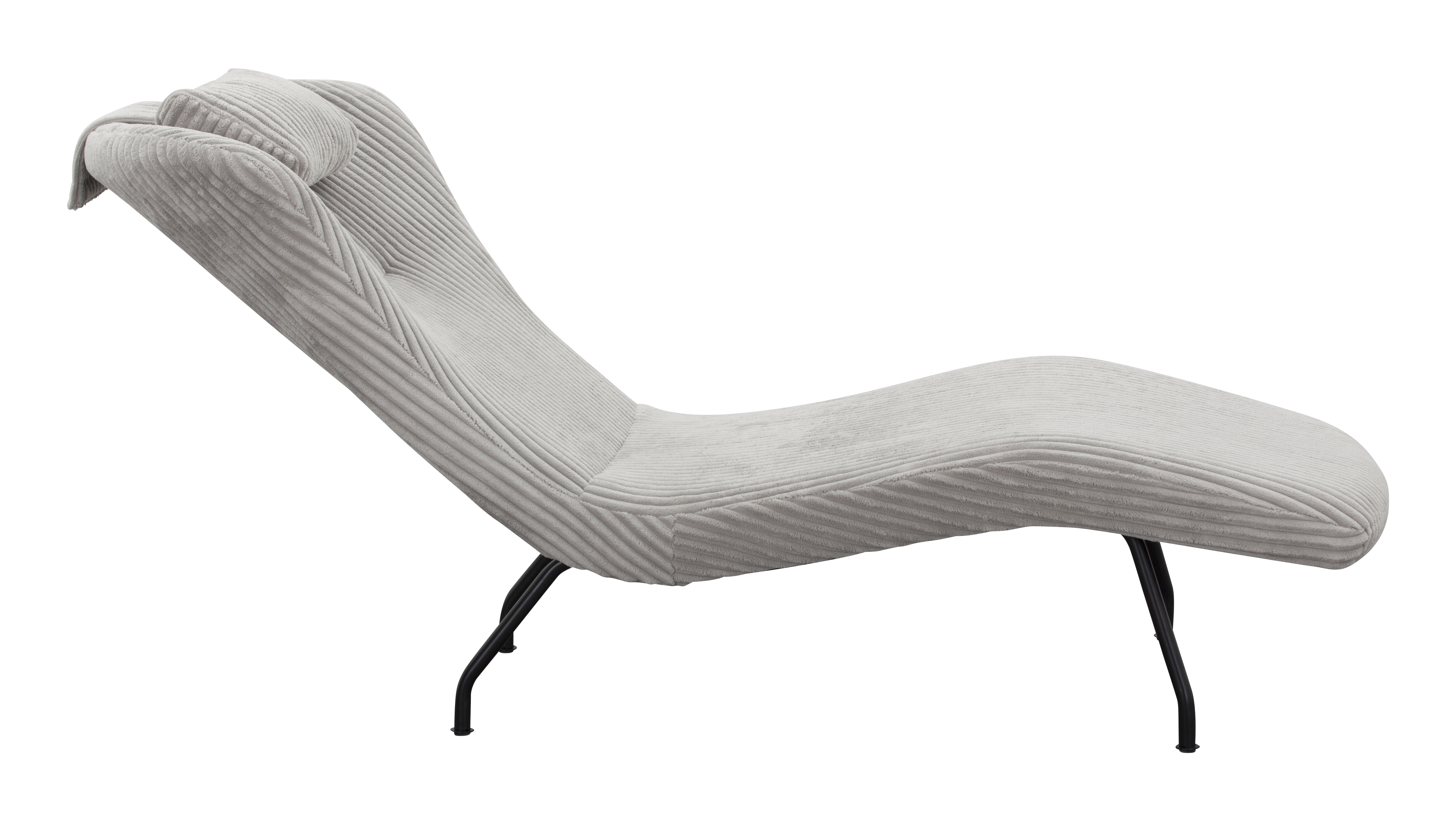 Artistiq Relaxfauteuil 'Cathy' Rib, kleur Lichtgrijs