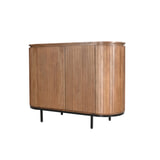 Livingfurn Smal Dressoir 'Noor' Mangohout, 115cm, kleur Naturel