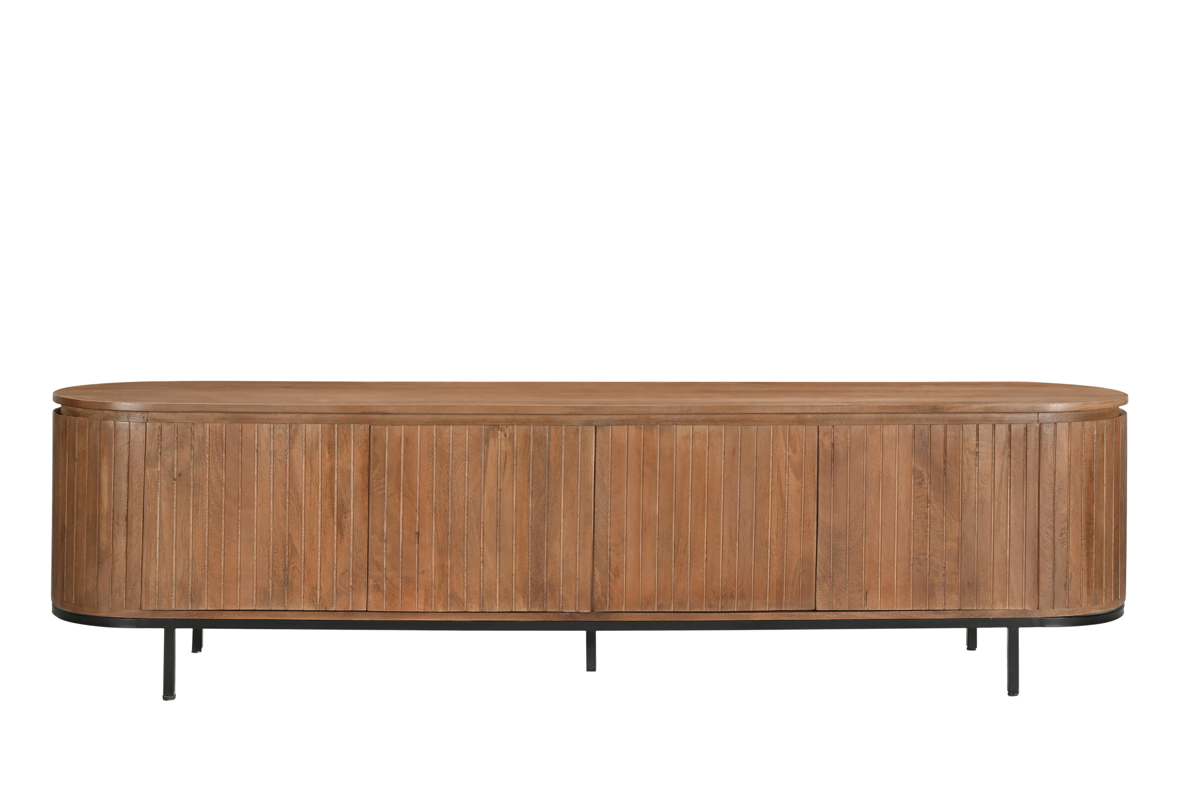Livingfurn TV-meubel 'Noor' Mangohout, 210cm, kleur Naturel