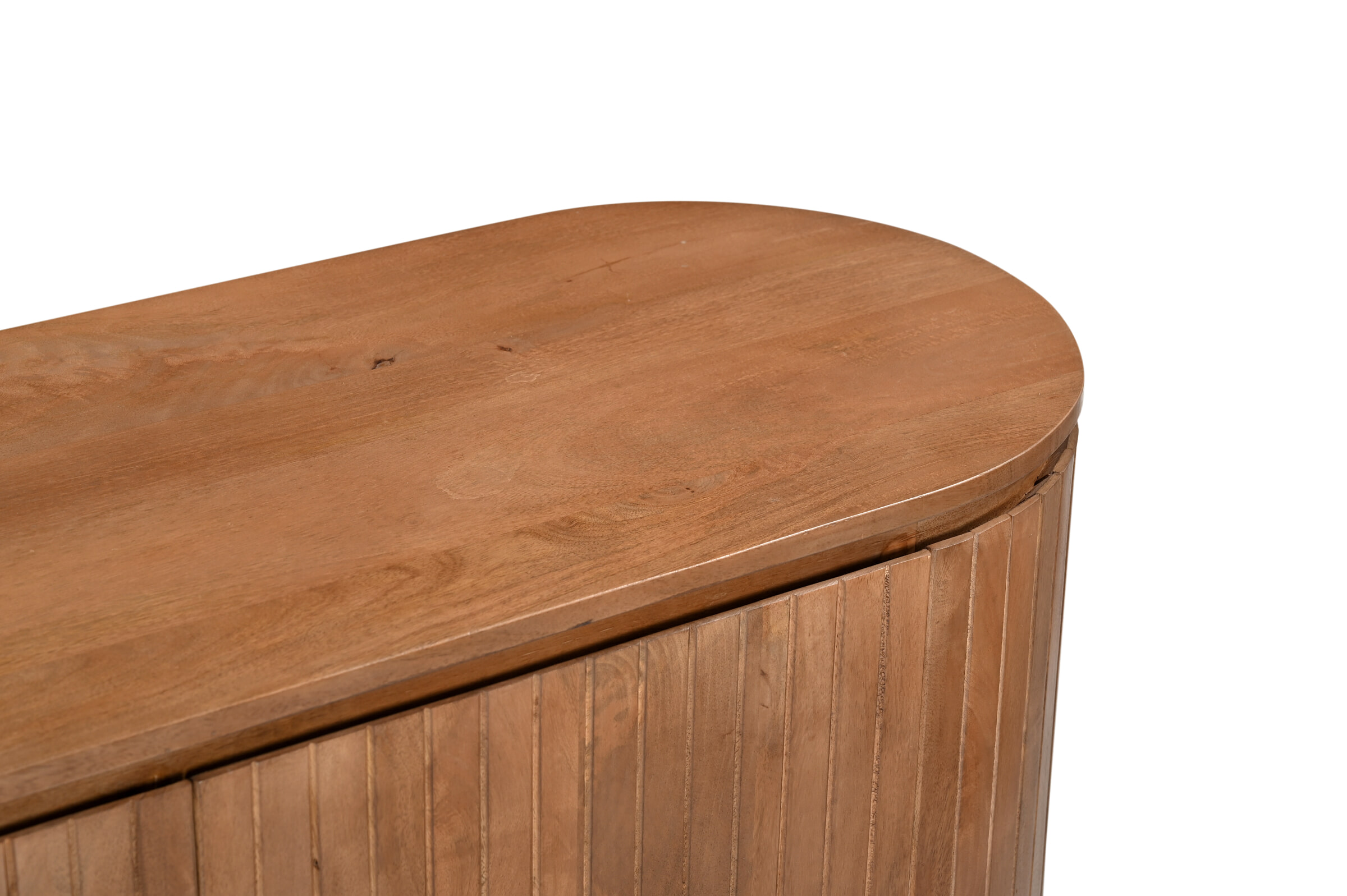 Livingfurn TV-meubel 'Noor' Mangohout, 210cm, kleur Naturel