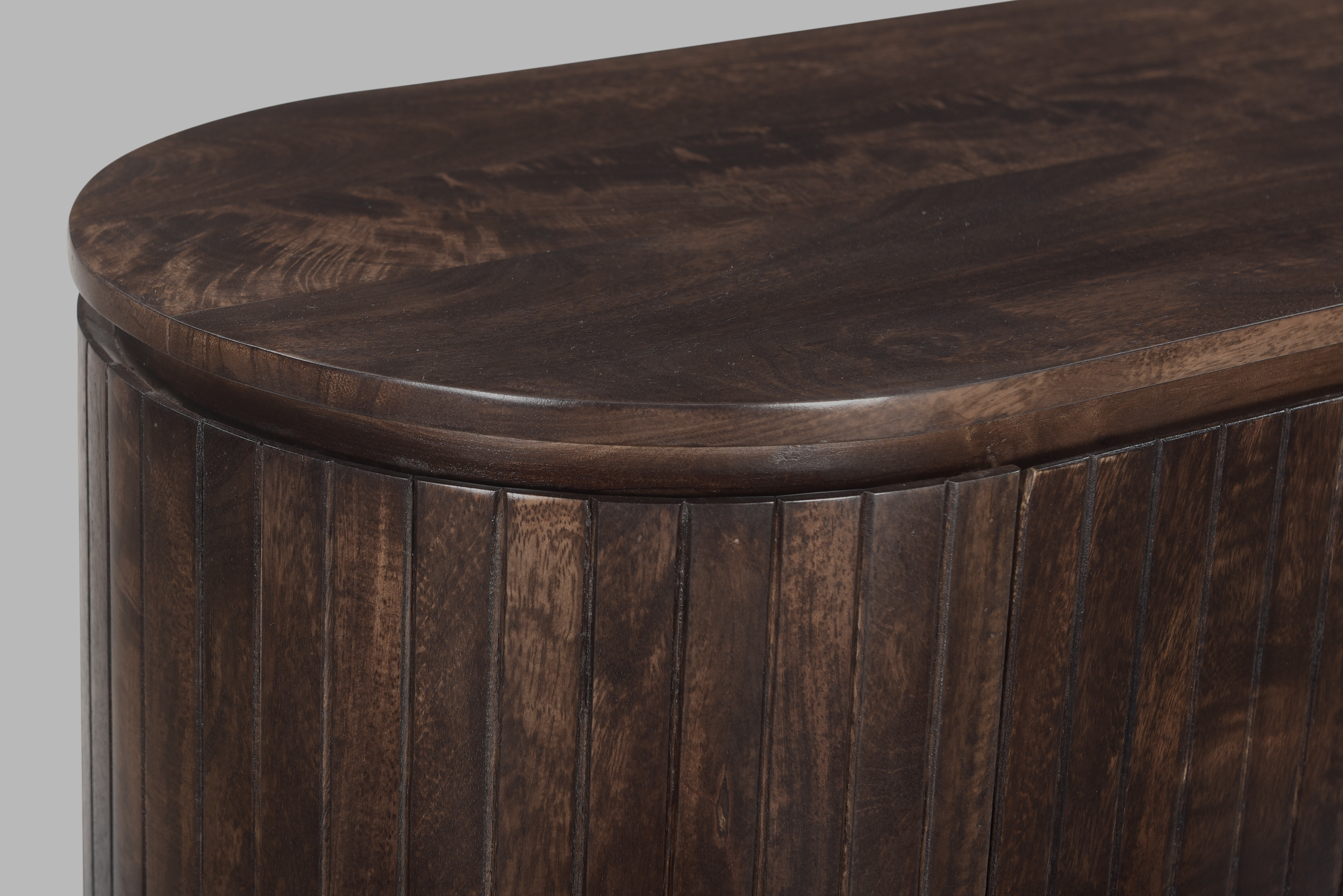 Livingfurn Dressoir 'Noor' Mangohout, 170cm, kleur Walnoot