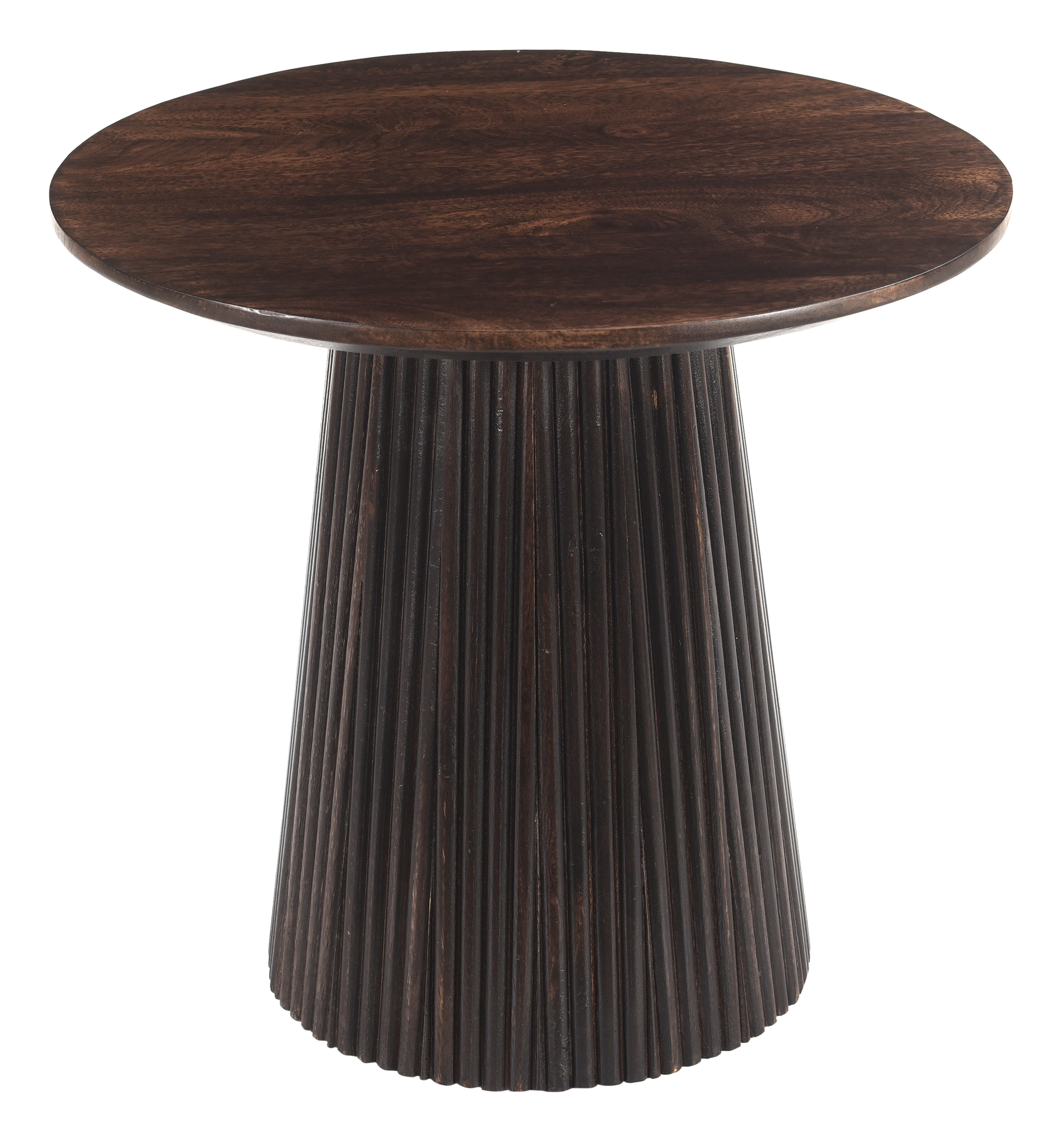 Sohome Ronde Salontafel 'Olav' Mangohout, 50cm, kleur Walnoot