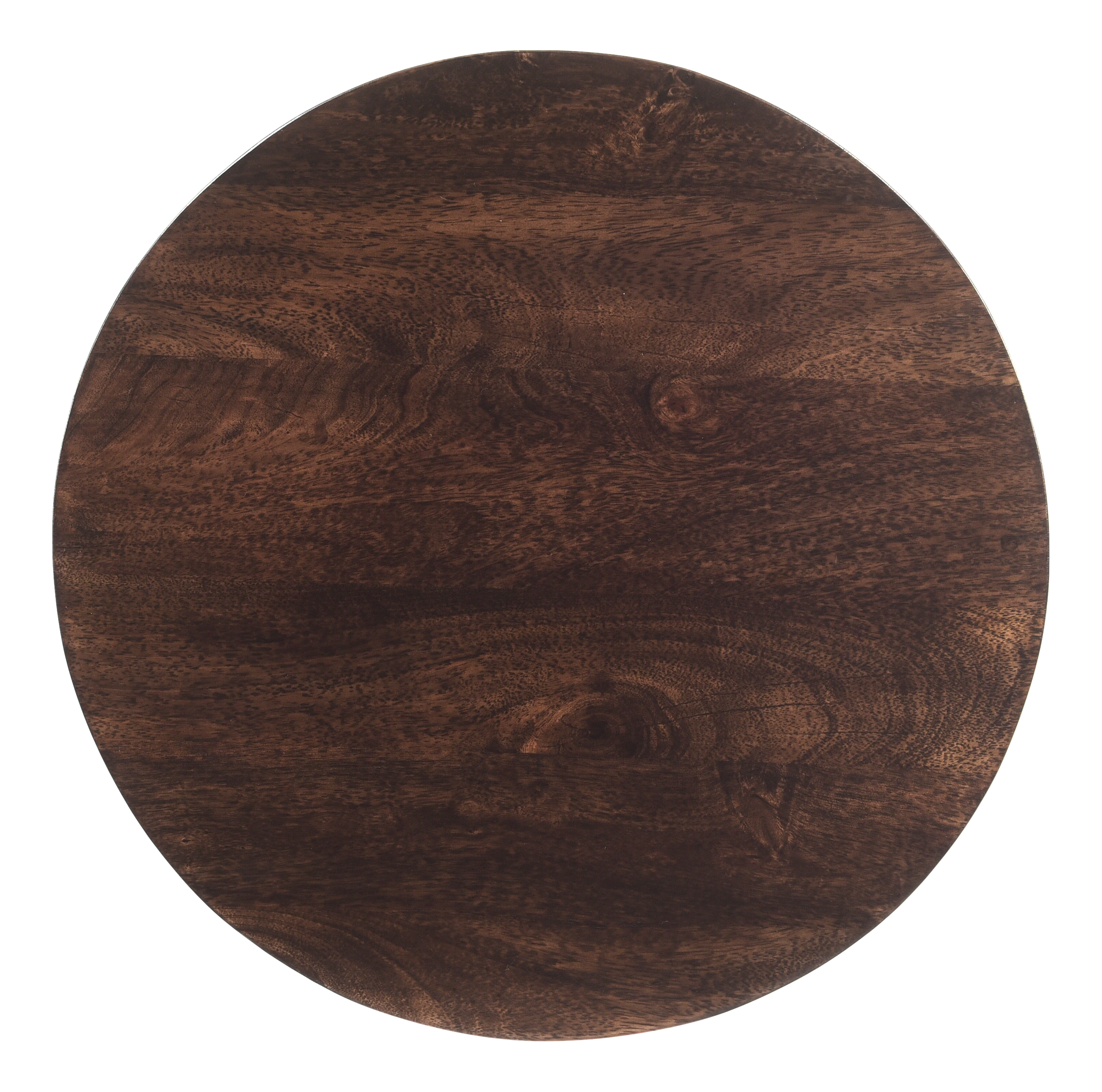 Sohome Ronde Salontafel 'Olav' Mangohout, 50cm, kleur Walnoot