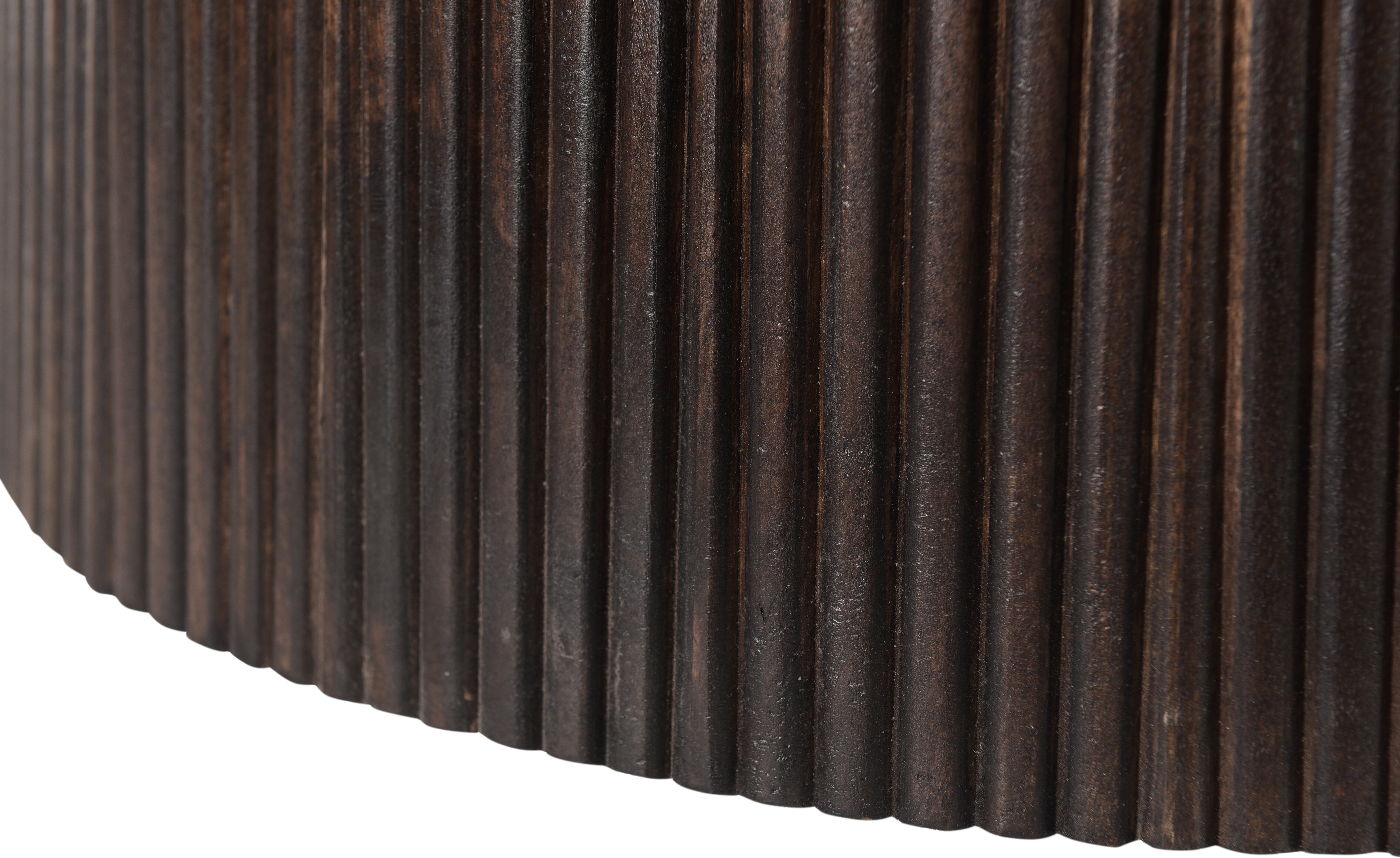 Sohome Ronde Salontafel 'Olav' Mangohout, 50cm, kleur Walnoot