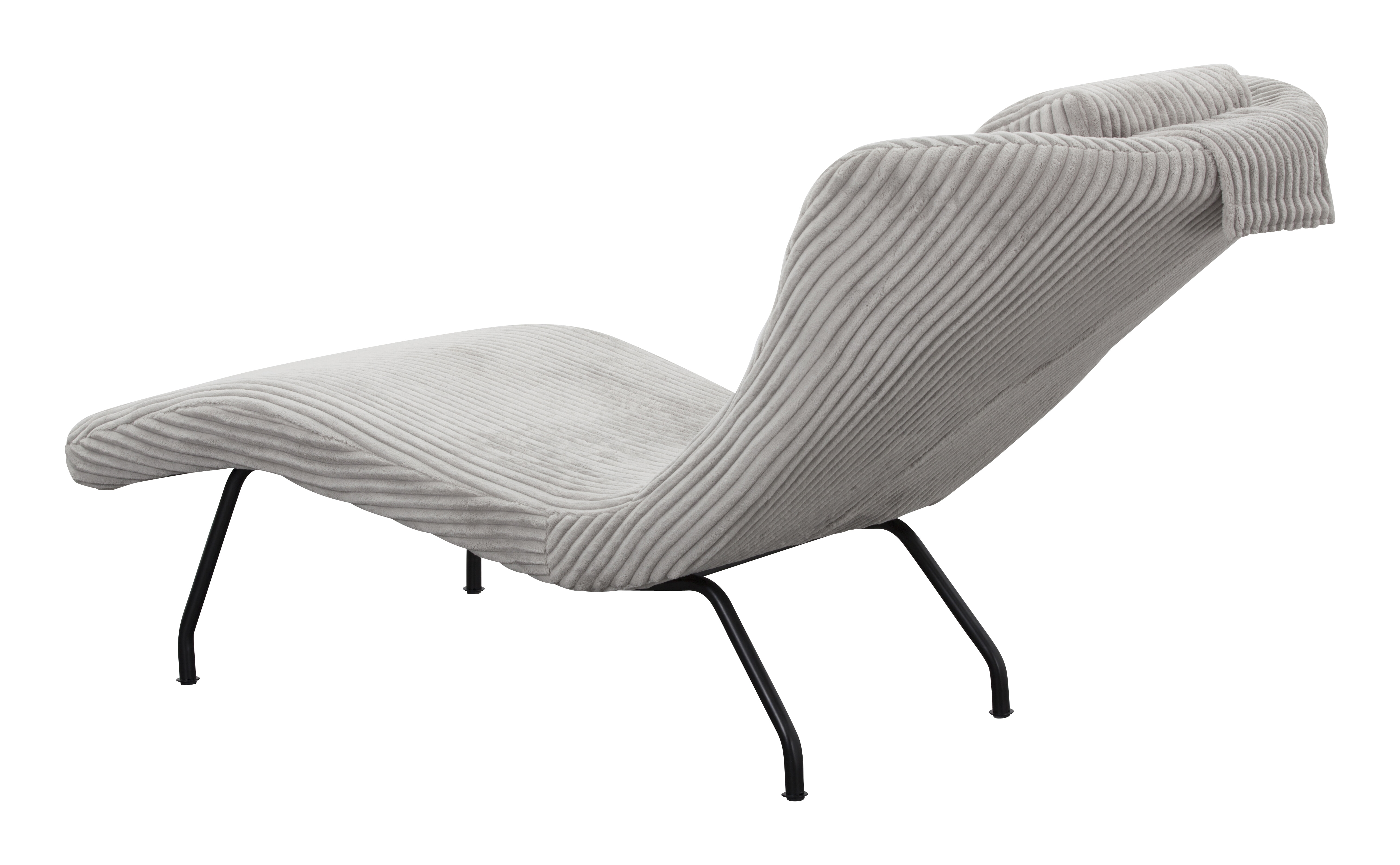 Artistiq Relaxfauteuil 'Cathy' Rib, kleur Lichtgrijs