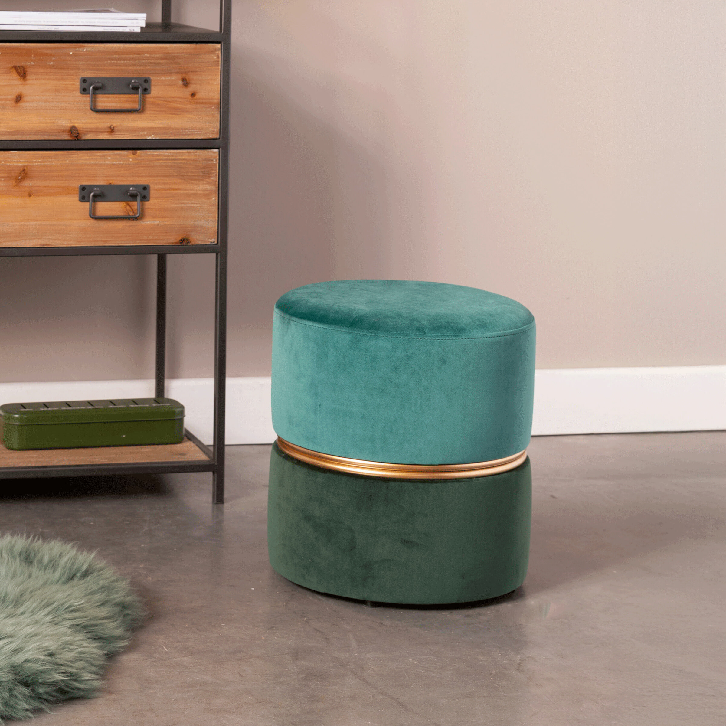 ZILT Poef 'Bubbly' Velvet