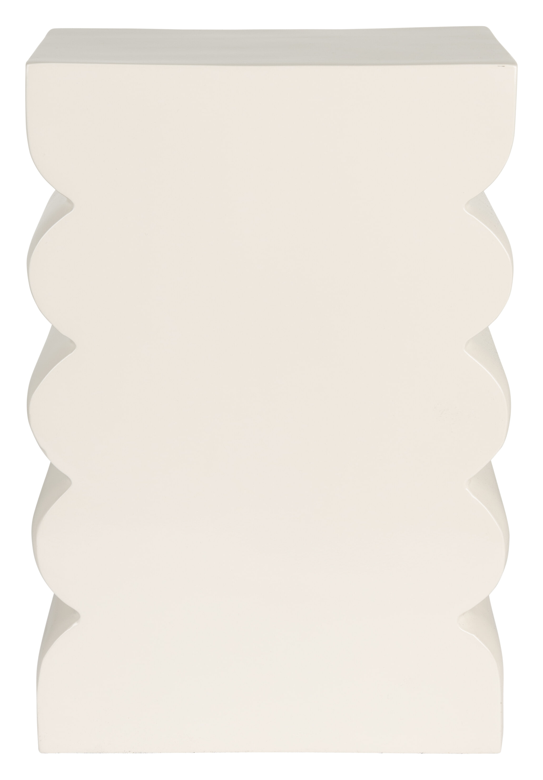 Zuiver Krukje/Bijzettafel 'Curves' 30 x 21cm, kleur Beige