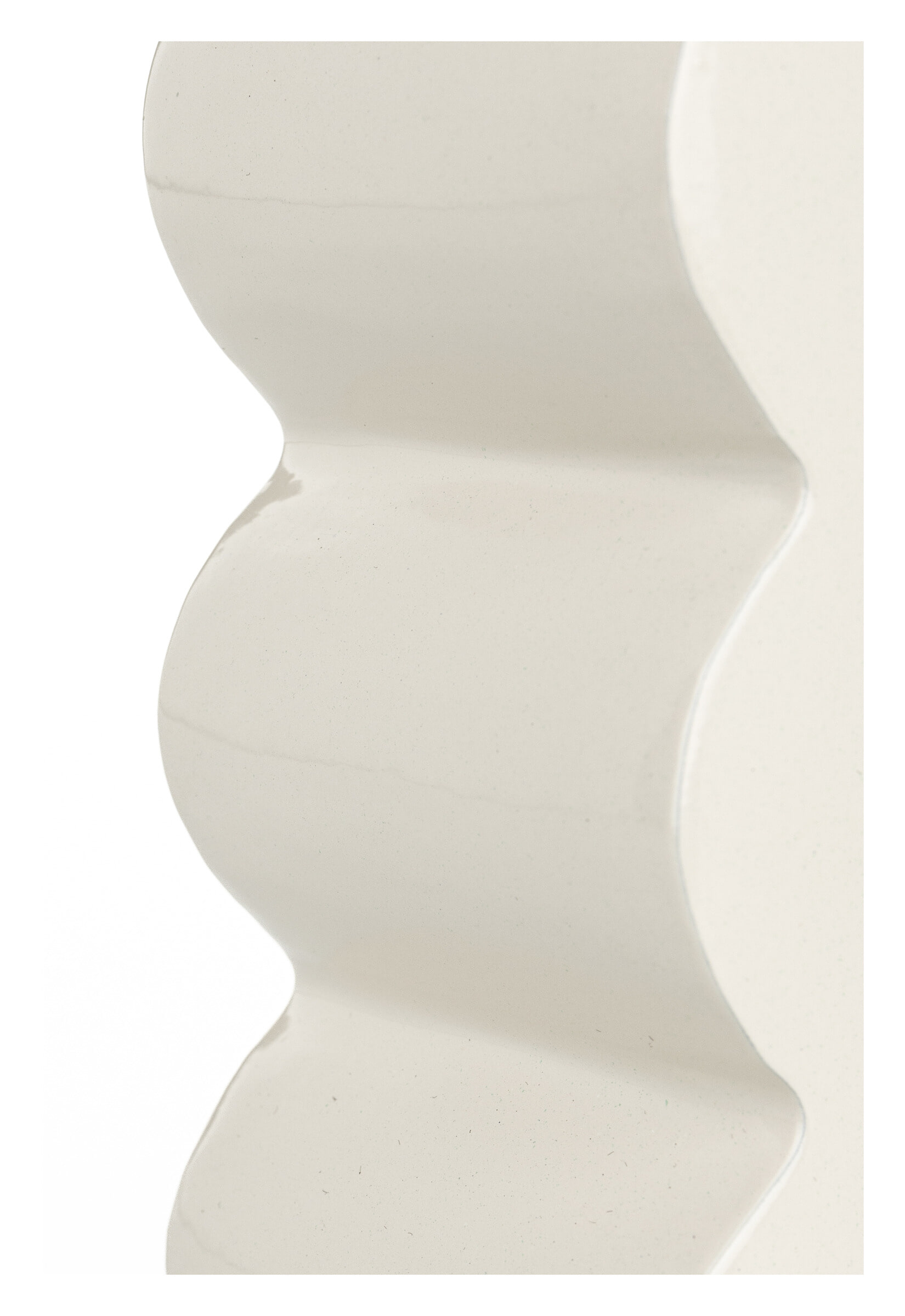 Zuiver Krukje/Bijzettafel 'Curves' 30 x 21cm, kleur Beige