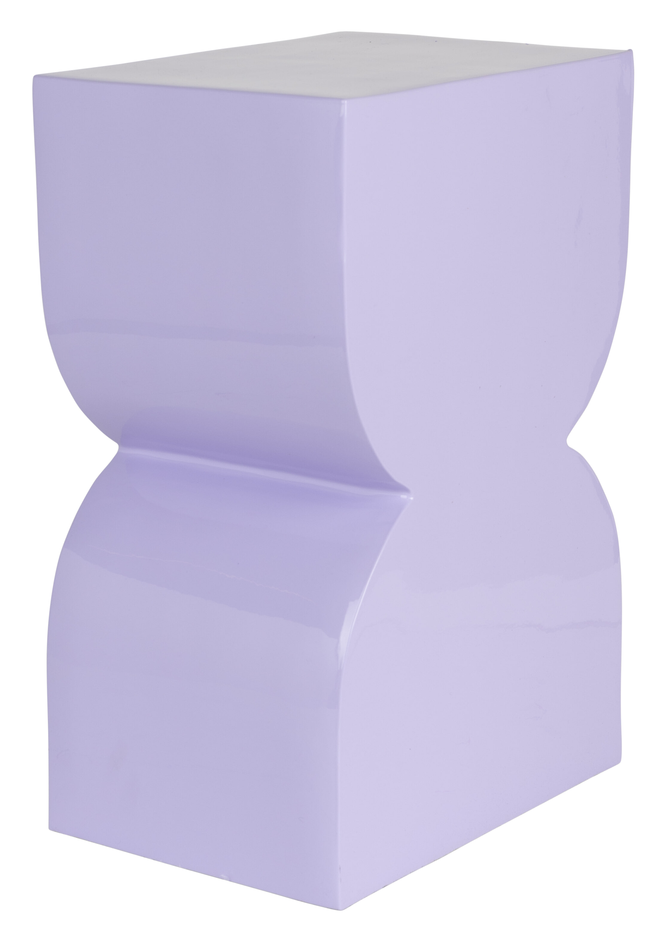 Zuiver Krukje/Bijzettafel Cones 30 x 21cm - Lila - Vierkant