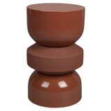 Dutchbone Bijzettafel/Kruk 'Apollo' kleur Terra