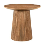 Sohome Ronde Salontafel 'Olav' Mangohout, 50cm, kleur Bruin