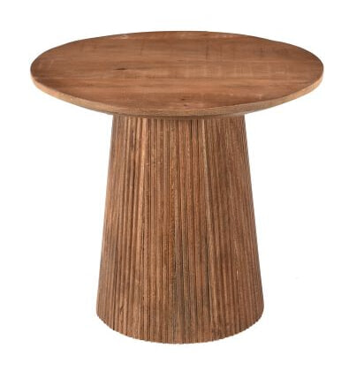 Sohome Ronde Salontafel 'Olav' Mangohout, 50cm, kleur Bruin