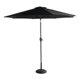 Hartman Parasol 'Sunline' 270cm, kleur Zwart