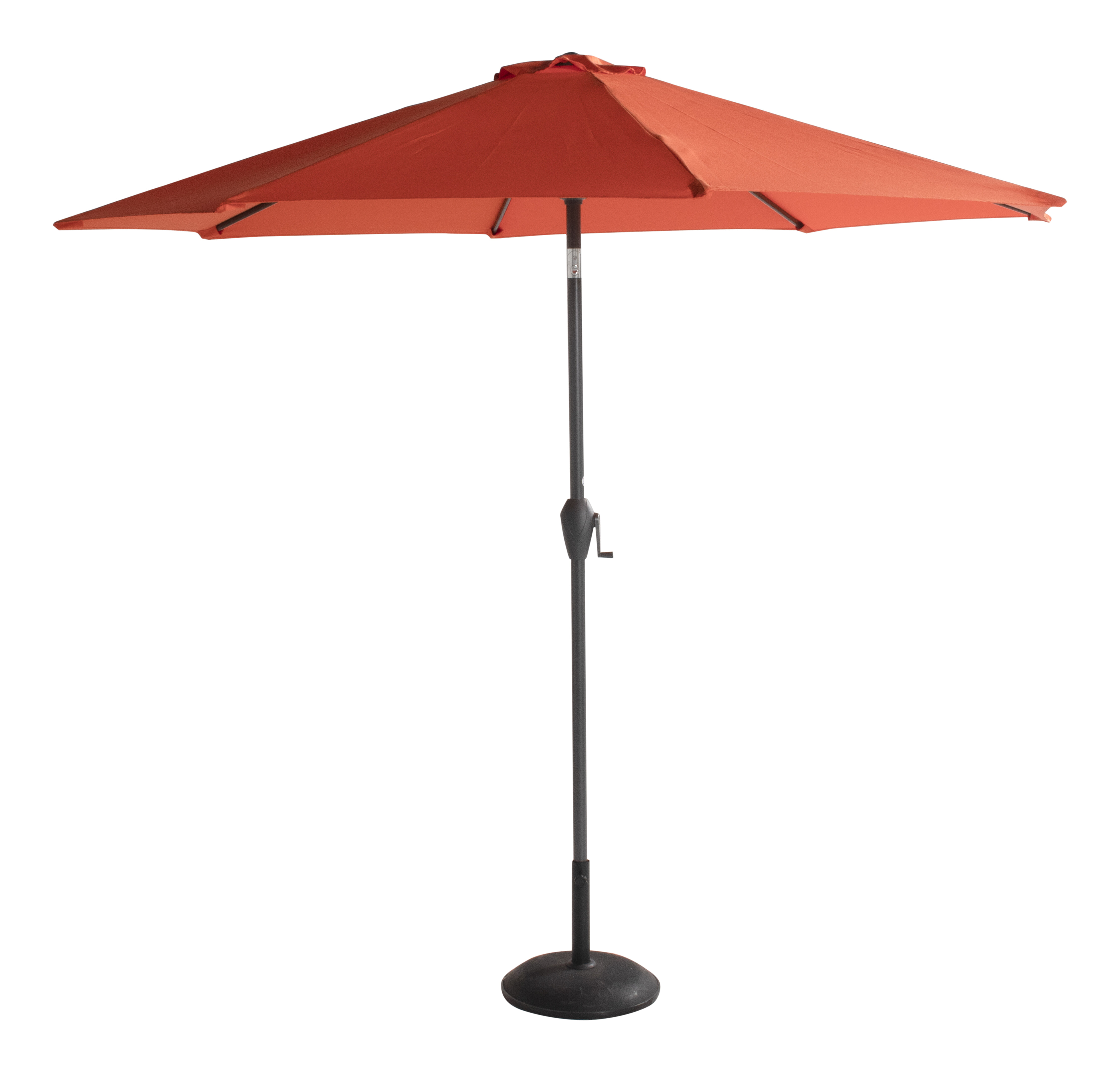 Hartman sunline parasol 270cm rond orange.