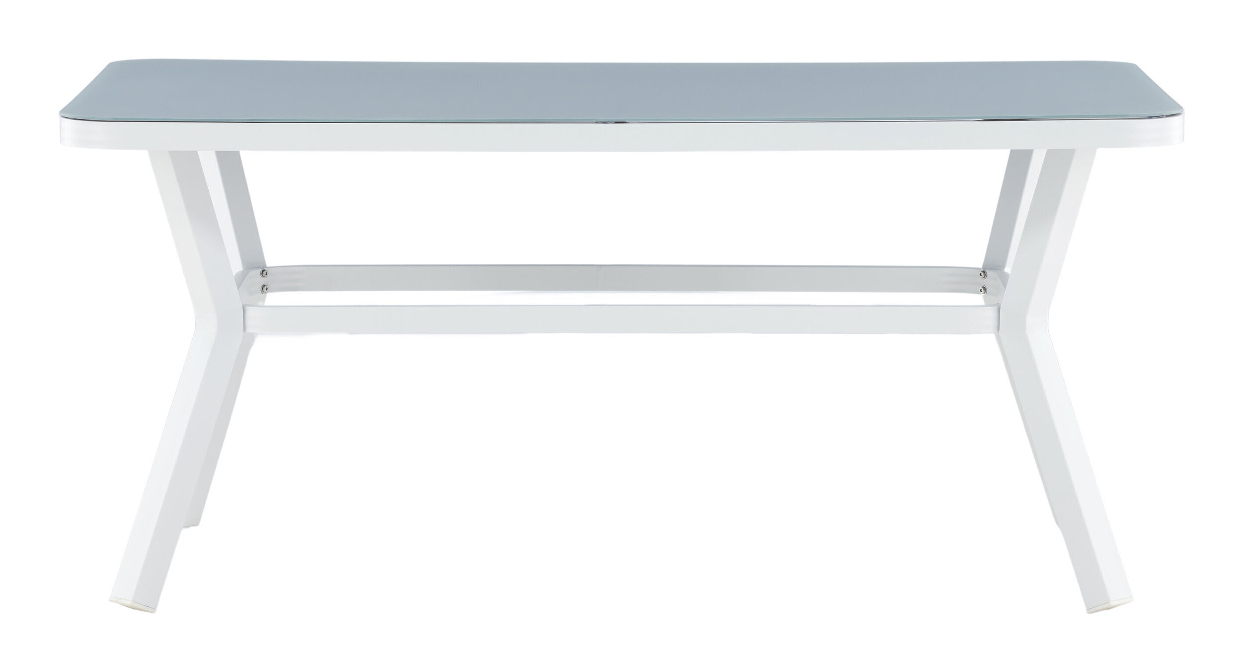 Nohr Tuintafel 'Sauel' Spraystone, 160 x 90cm, kleur Wit