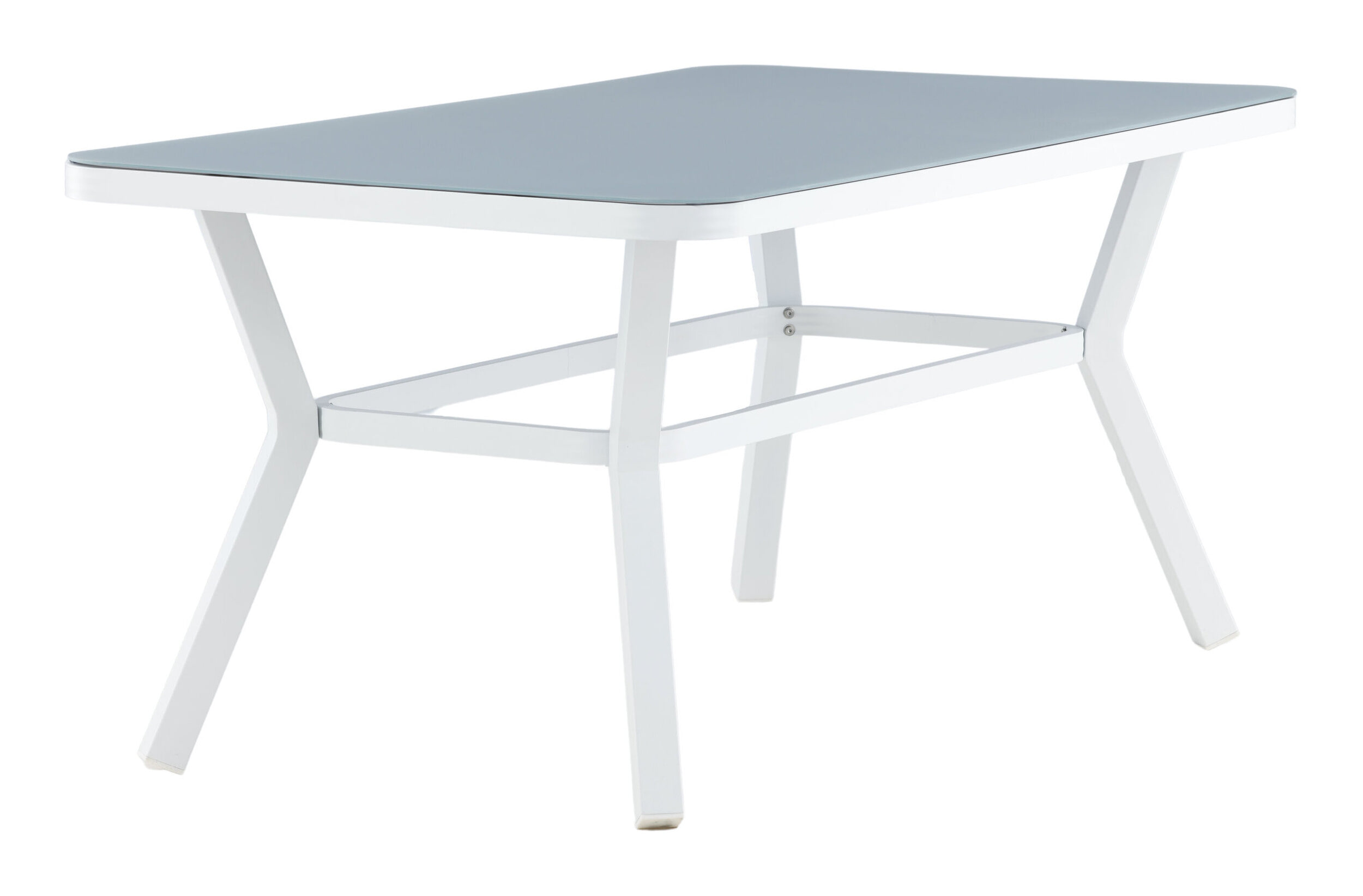 Nohr Tuintafel 'Sauel' Spraystone, 160 x 90cm, kleur Wit