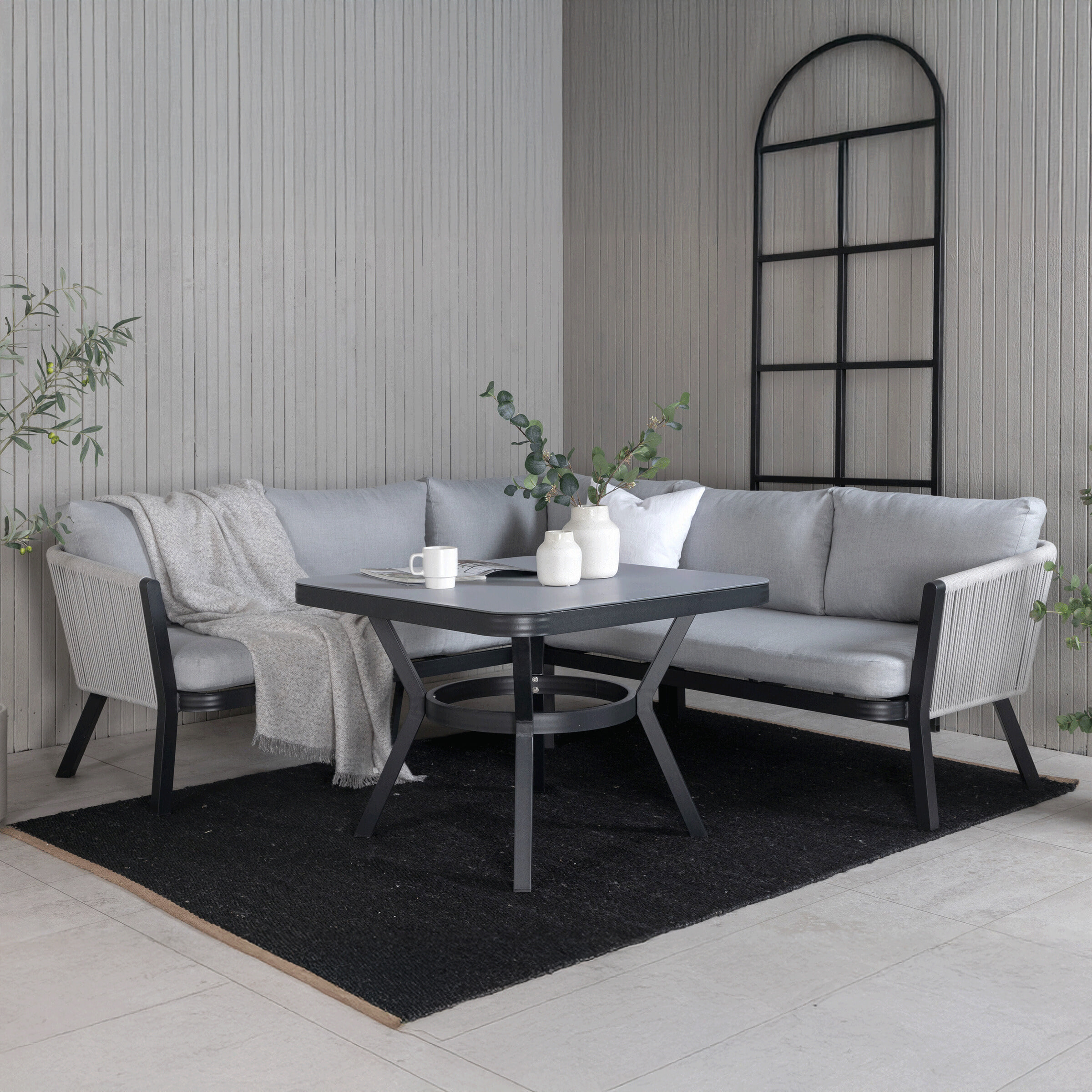 Nohr Loungeset 'Sauel' Met hoekbank en tafel