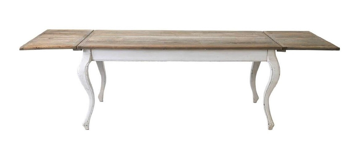 Rivièra Maison Uitschuifbare Eettafel Driftwood 180-280 x 90cm - Wit