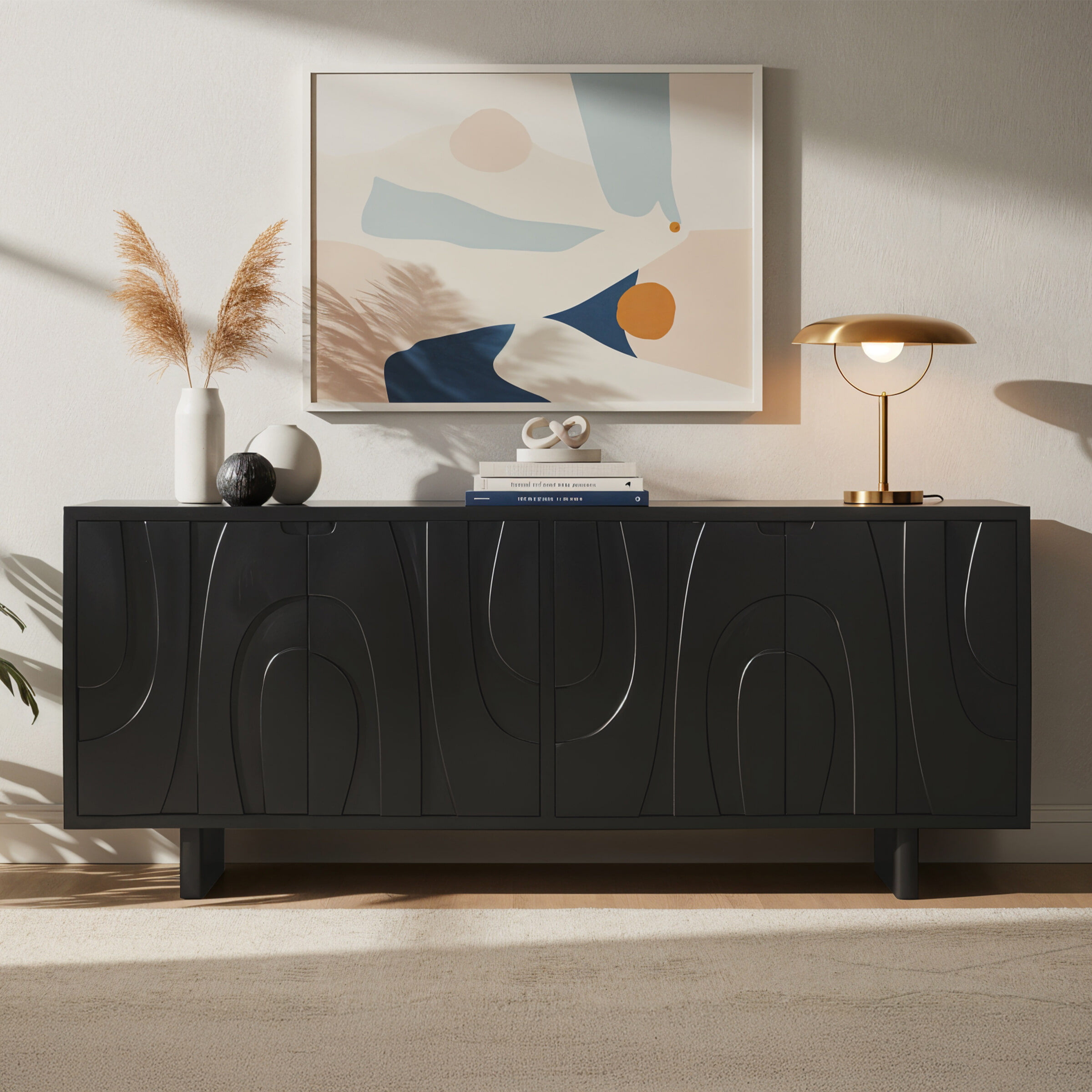 Artistiq Dressoir 'Elisebeth' Mangohout, 180cm