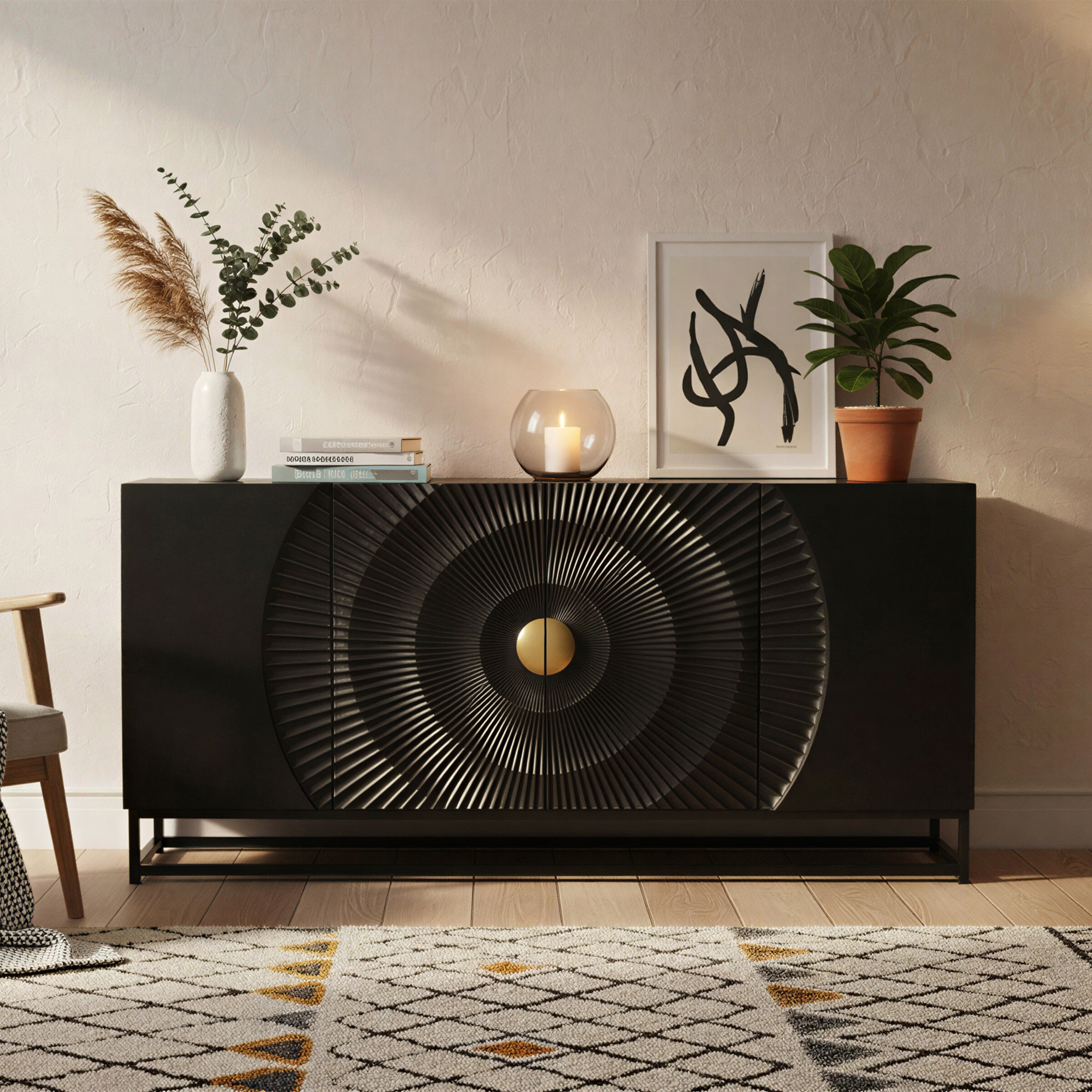 Artistiq Dressoir 'Shantae' Mangohout, 150cm