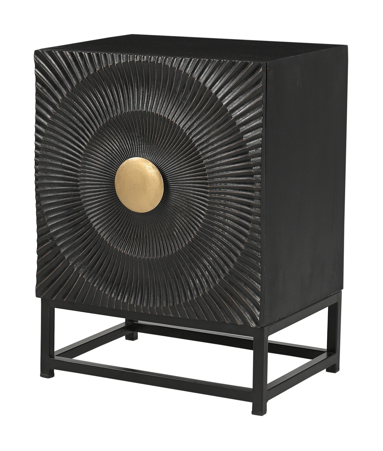 Artistiq Nachtkastje 'Shantae' Mangohout, Met 1 deur