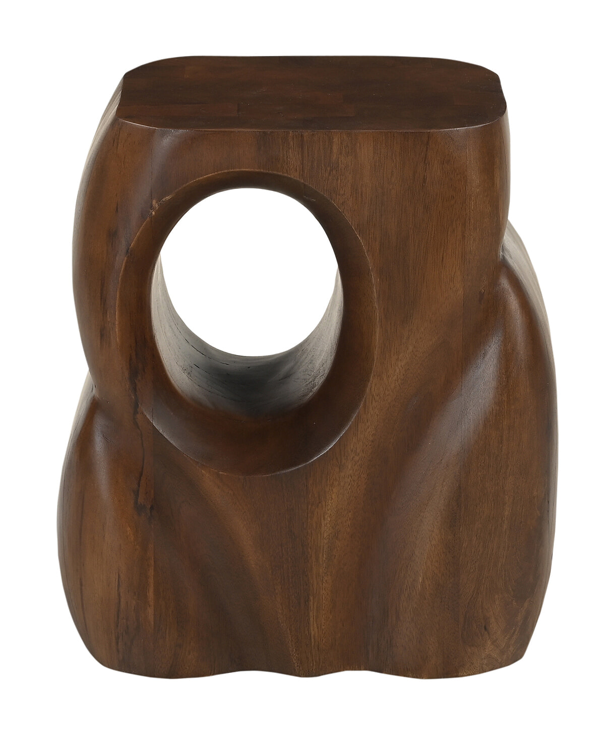 Artistiq Organische Bijzettafel 'Khaleel' Mangohout, 36 x 26cm