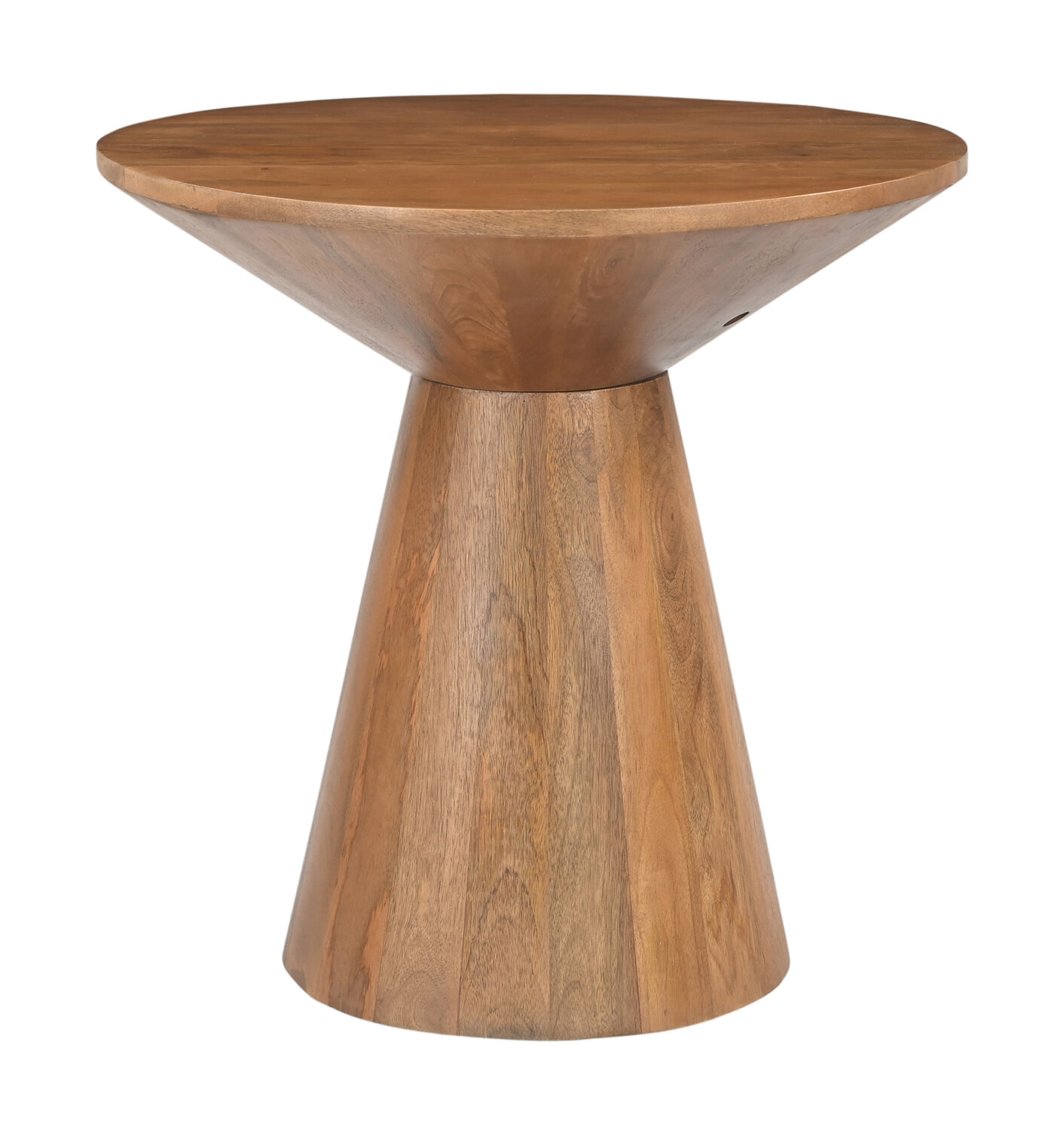 Artistiq Ronde Bijzettafel 'Elicia' Mangohout, 60cm