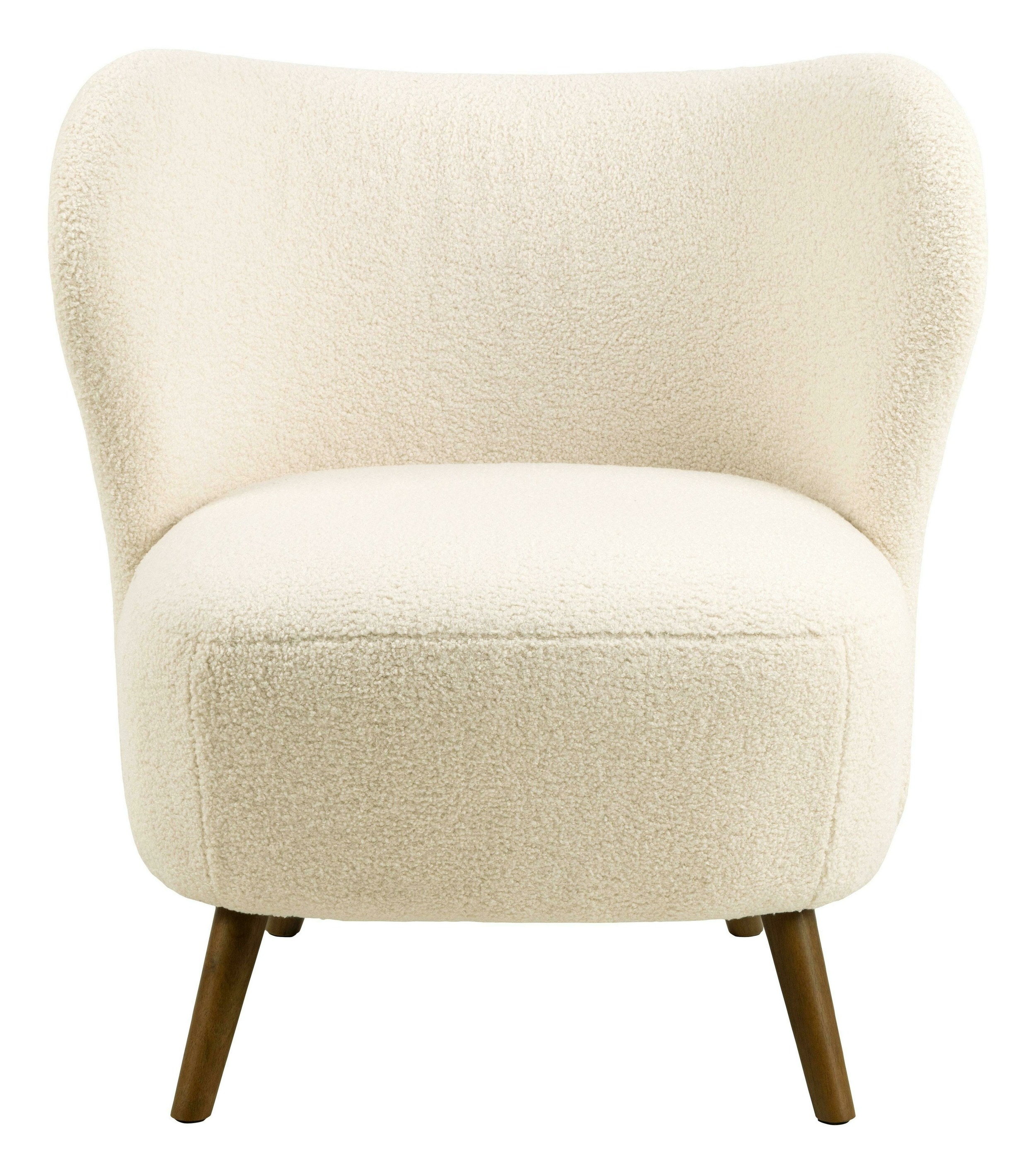 Bendt Fauteuil 'Bram' Teddy, kleur Crème
