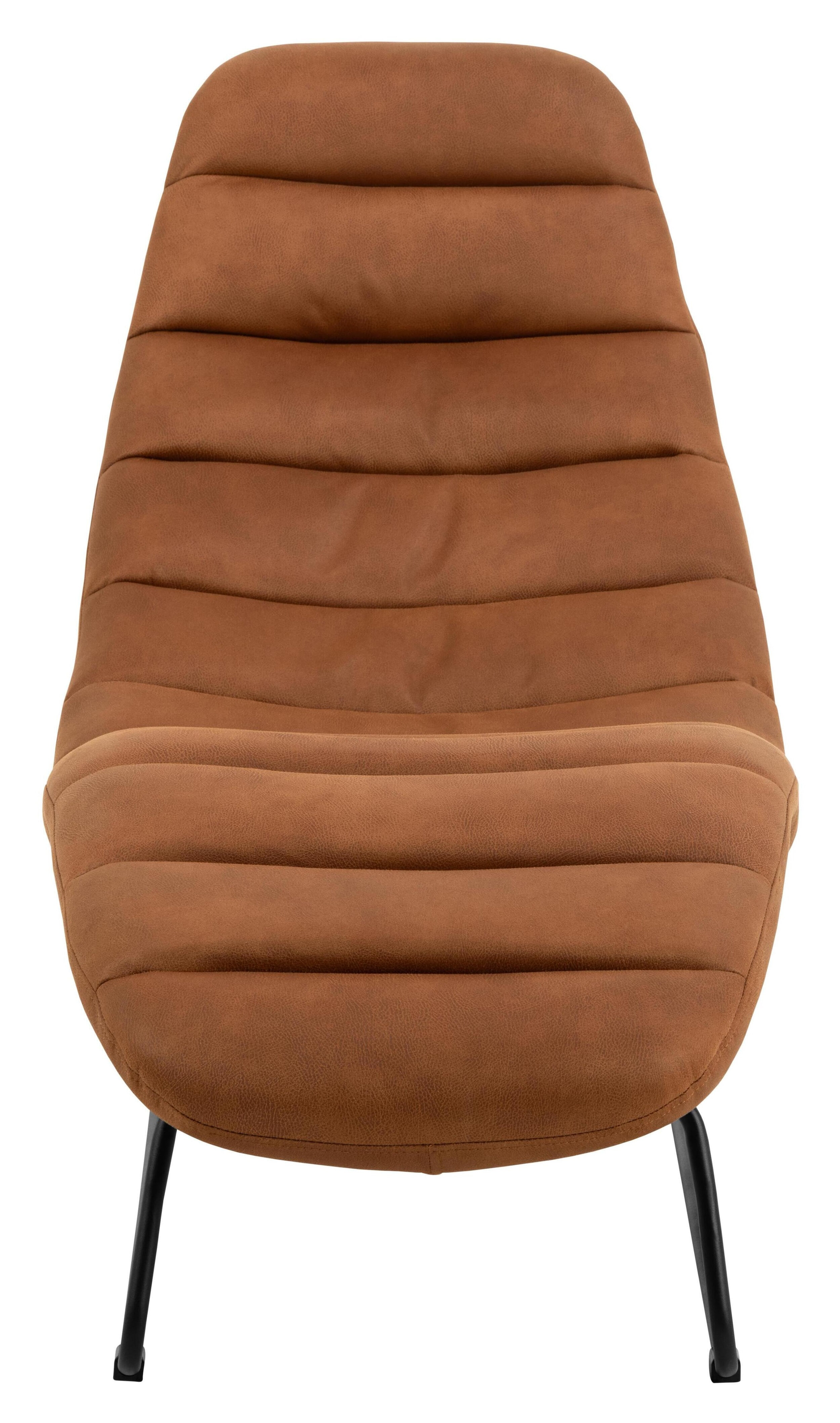 Bendt Lounge Fauteuil 'Tiago' Leder, kleur Bruin
